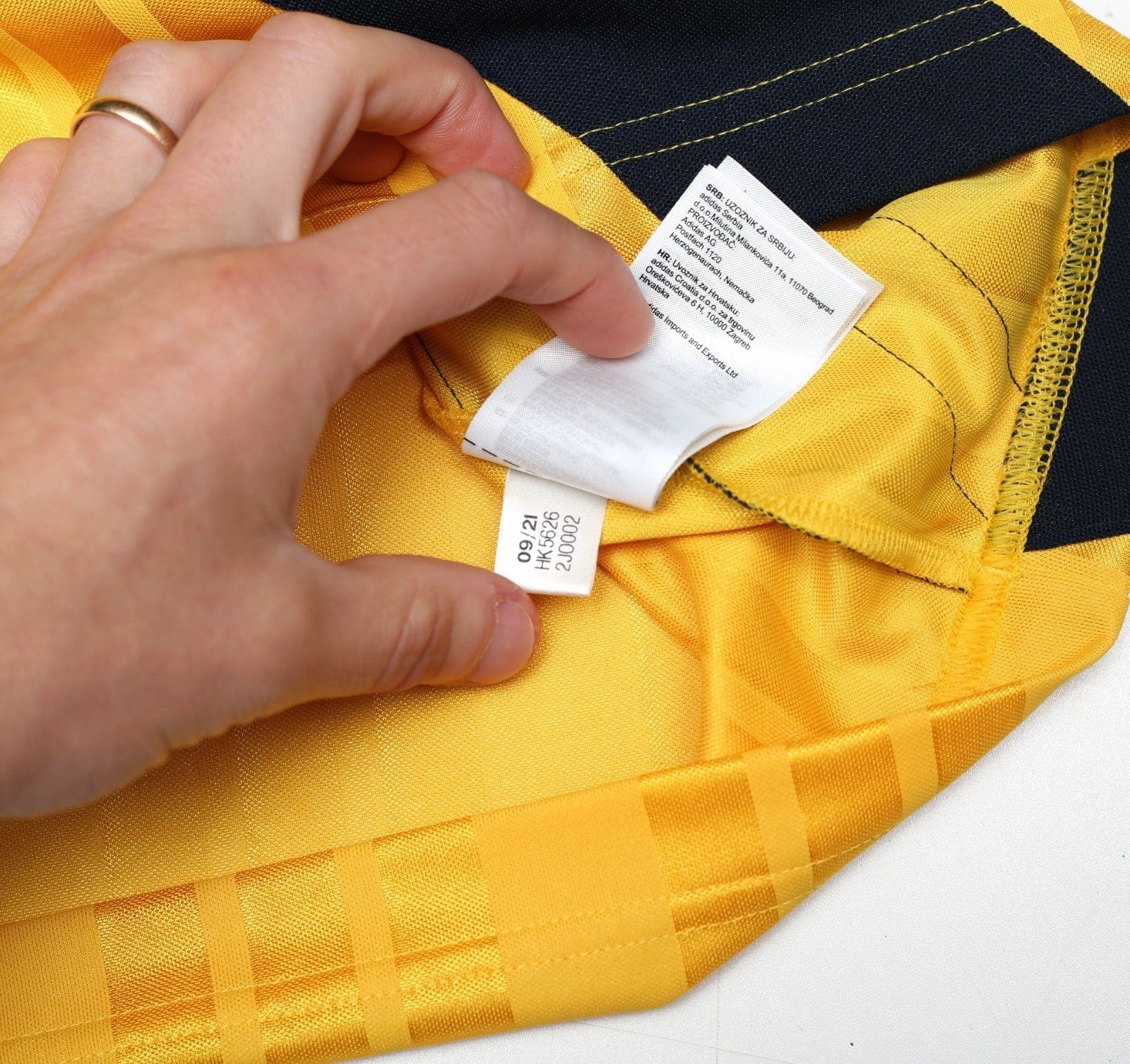 1993/94 WRIGHT #8 Arsenal Retro adidas Equipment Away Football Shirt (S/M)