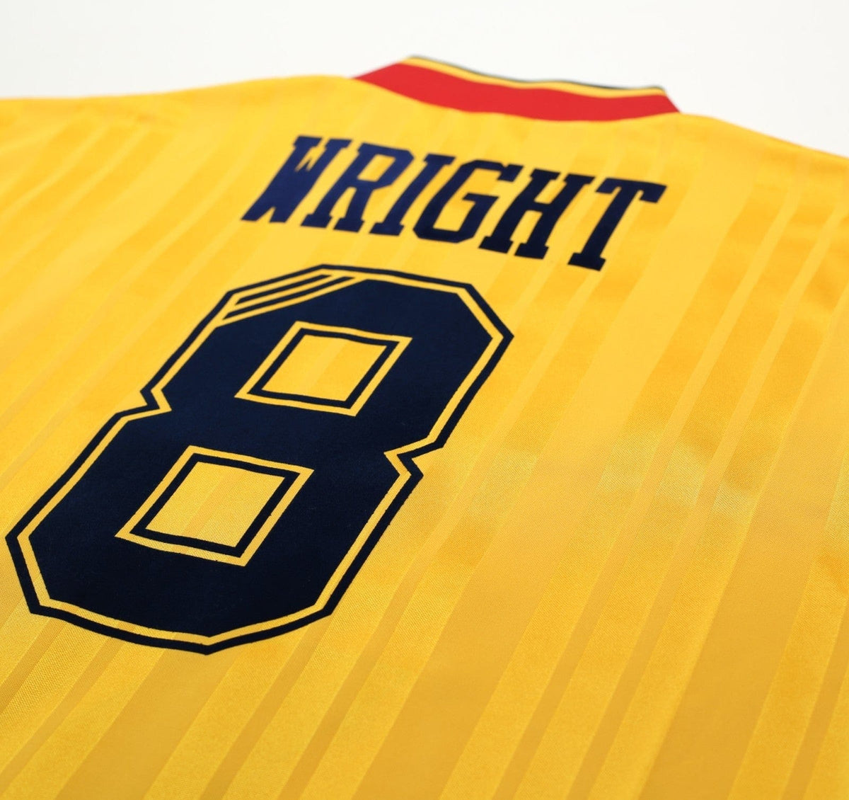 1993/94 WRIGHT #8 Arsenal Retro adidas Equipment Away Football Shirt (S/M)