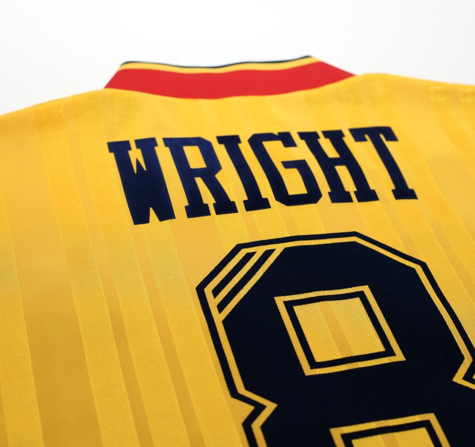 1993/94 WRIGHT #8 Arsenal Retro adidas Equipment Away Football Shirt (S/M)