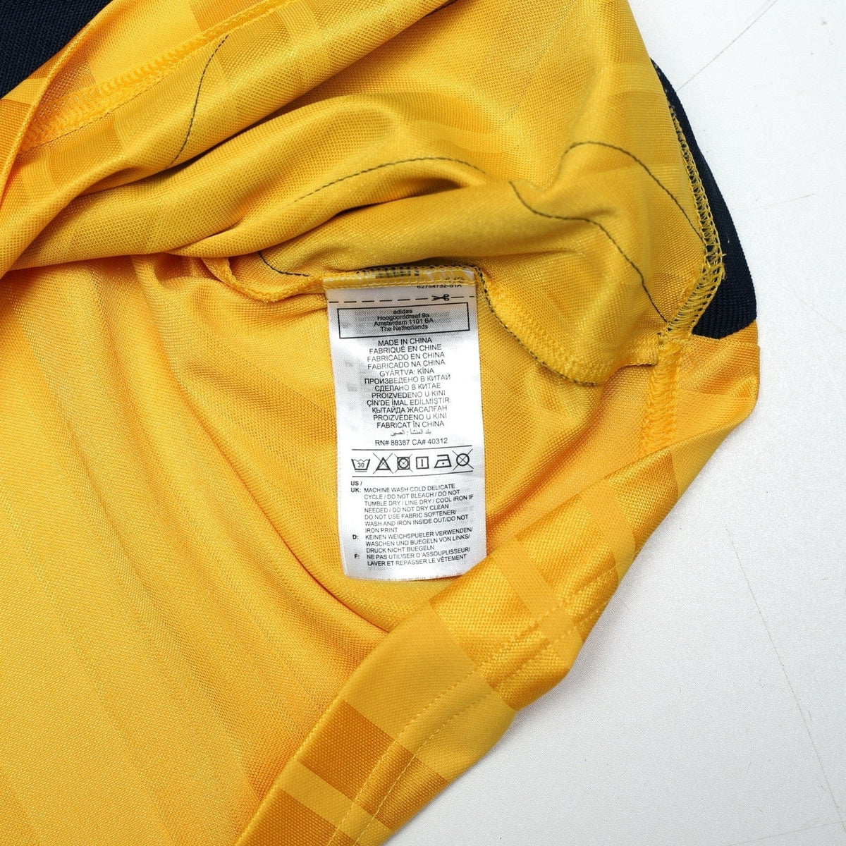 1993/94 Wright #8 Arsenal Retro adidas Equipment Away Football Shirt (S/M)