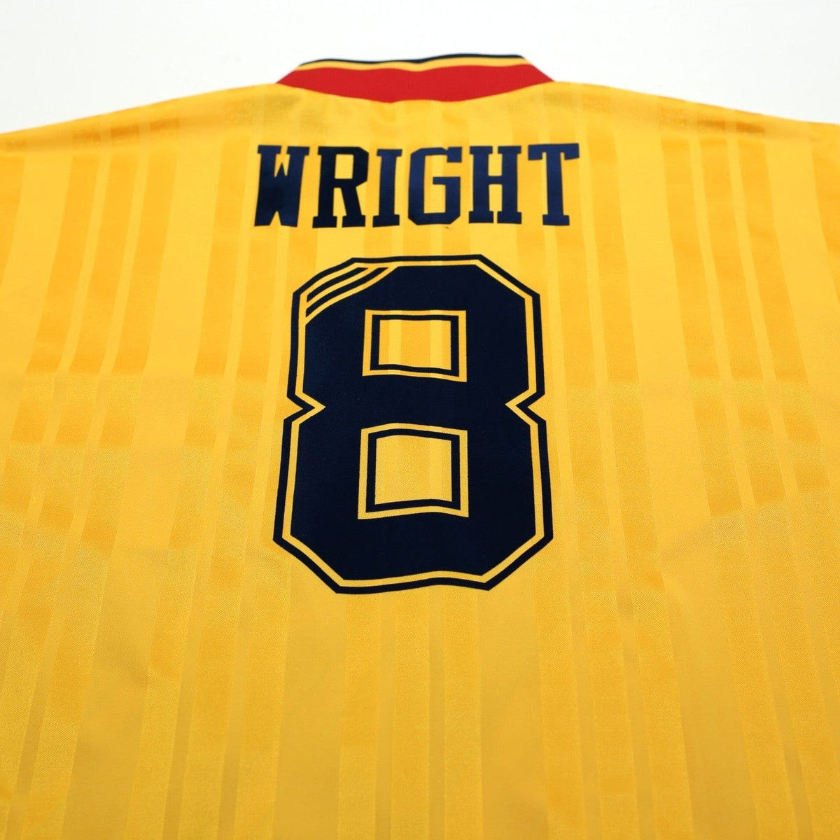 1993/94 Wright #8 Arsenal Retro adidas Equipment Away Football Shirt (S/M)