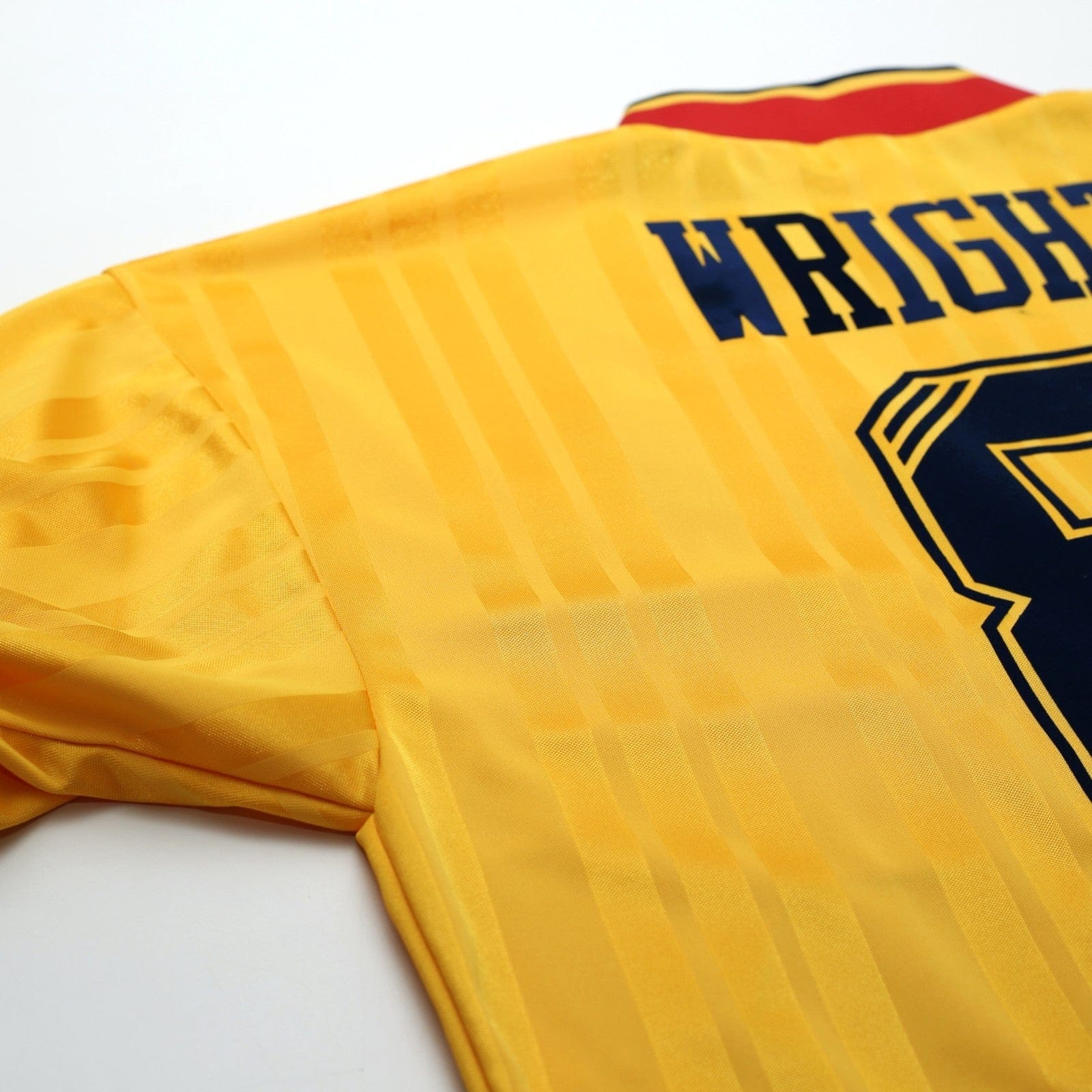 1993/94 Wright #8 Arsenal Retro adidas Equipment Away Football Shirt (S/M)