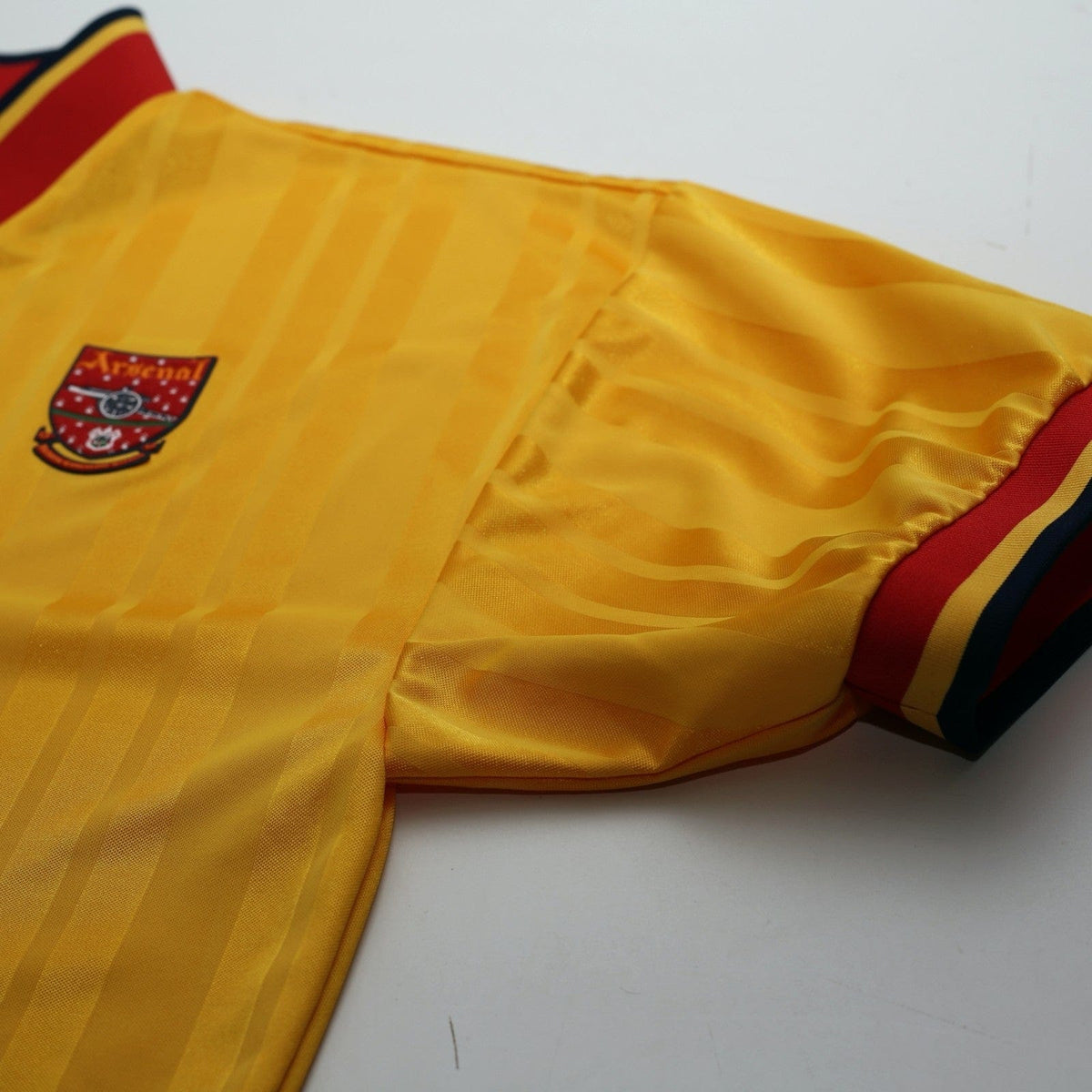 1993/94 Wright #8 Arsenal Retro adidas Equipment Away Football Shirt (S/M)