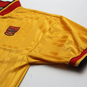 1993/94 Wright #8 Arsenal Retro adidas Equipment Away Football Shirt (S/M)