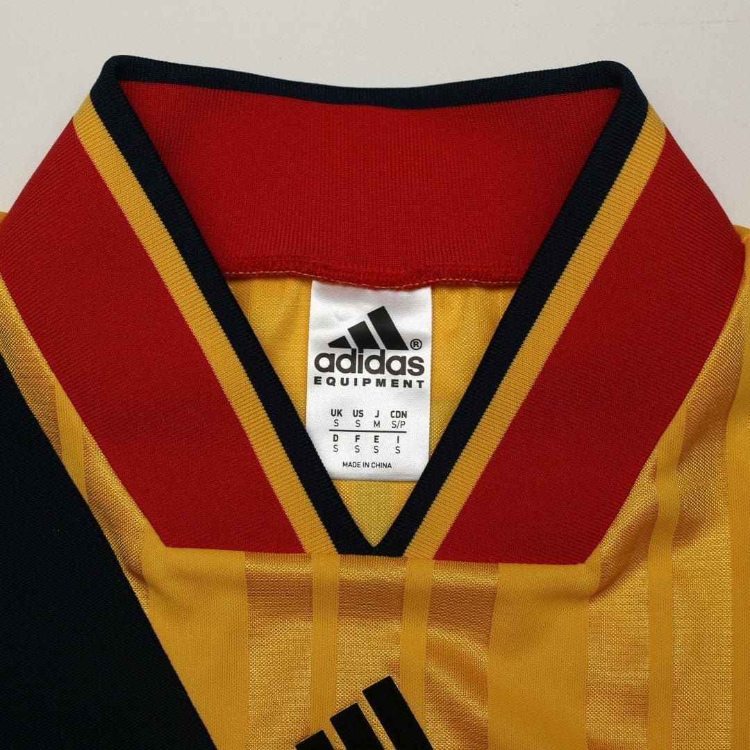 1993/94 Wright #8 Arsenal Retro adidas Equipment Away Football Shirt (S/M)