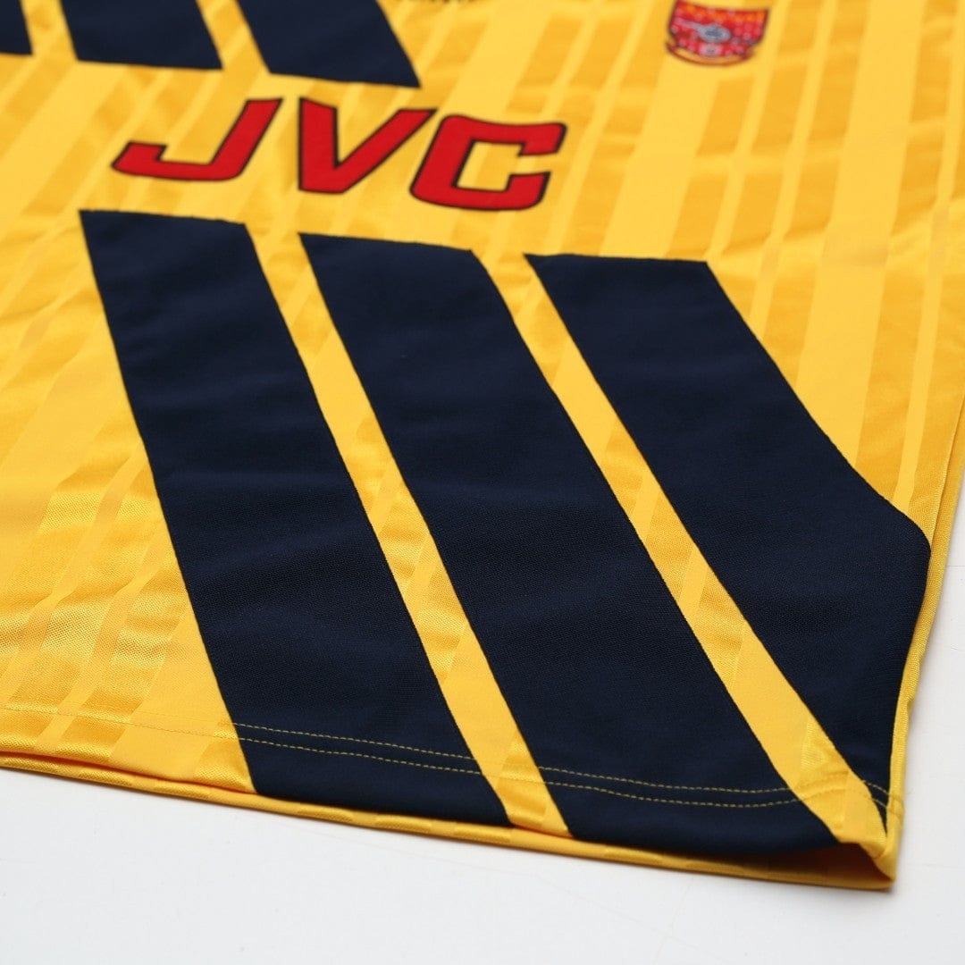 1993/94 Wright #8 Arsenal Retro adidas Equipment Away Football Shirt (S/M)