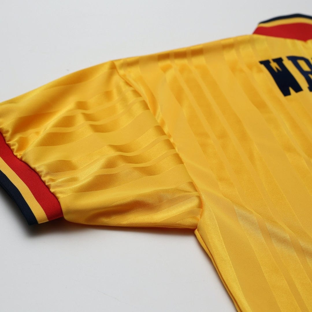 1993/94 Wright #8 Arsenal Retro adidas Equipment Away Football Shirt (S/M)