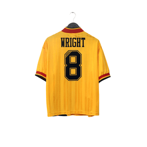 1993/94 Wright #8 Arsenal Retro adidas Equipment Away Football Shirt (S/M)