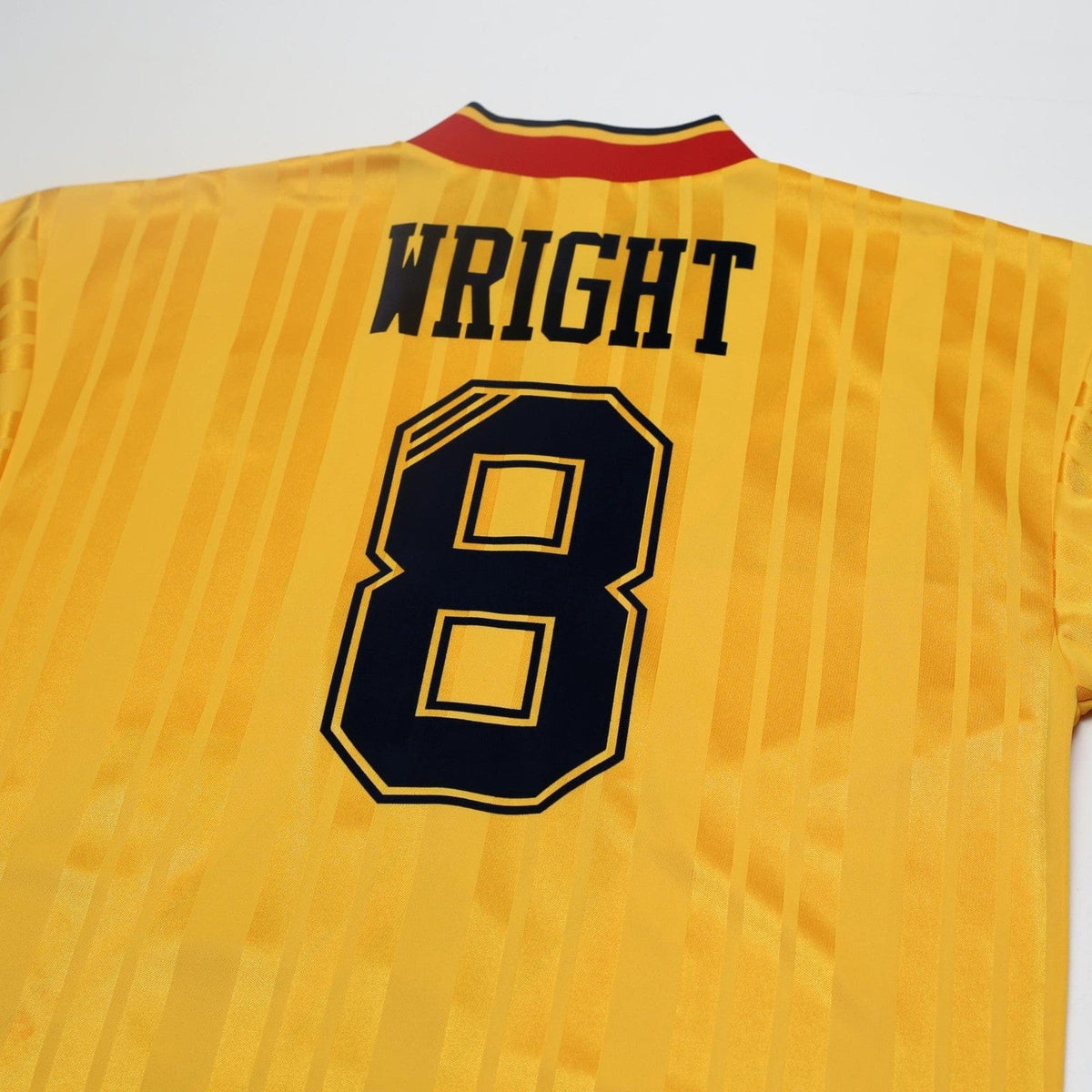 1993/94 Wright #8 Arsenal Retro adidas Equipment Away Football Shirt (S/M)