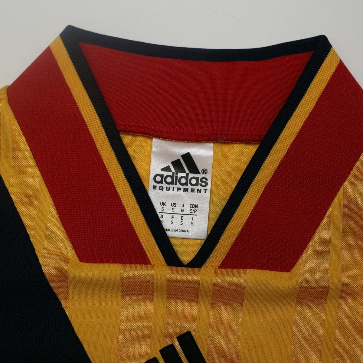 1993/94 Wright #8 Arsenal Retro adidas Equipment Away Football Shirt (S/M)