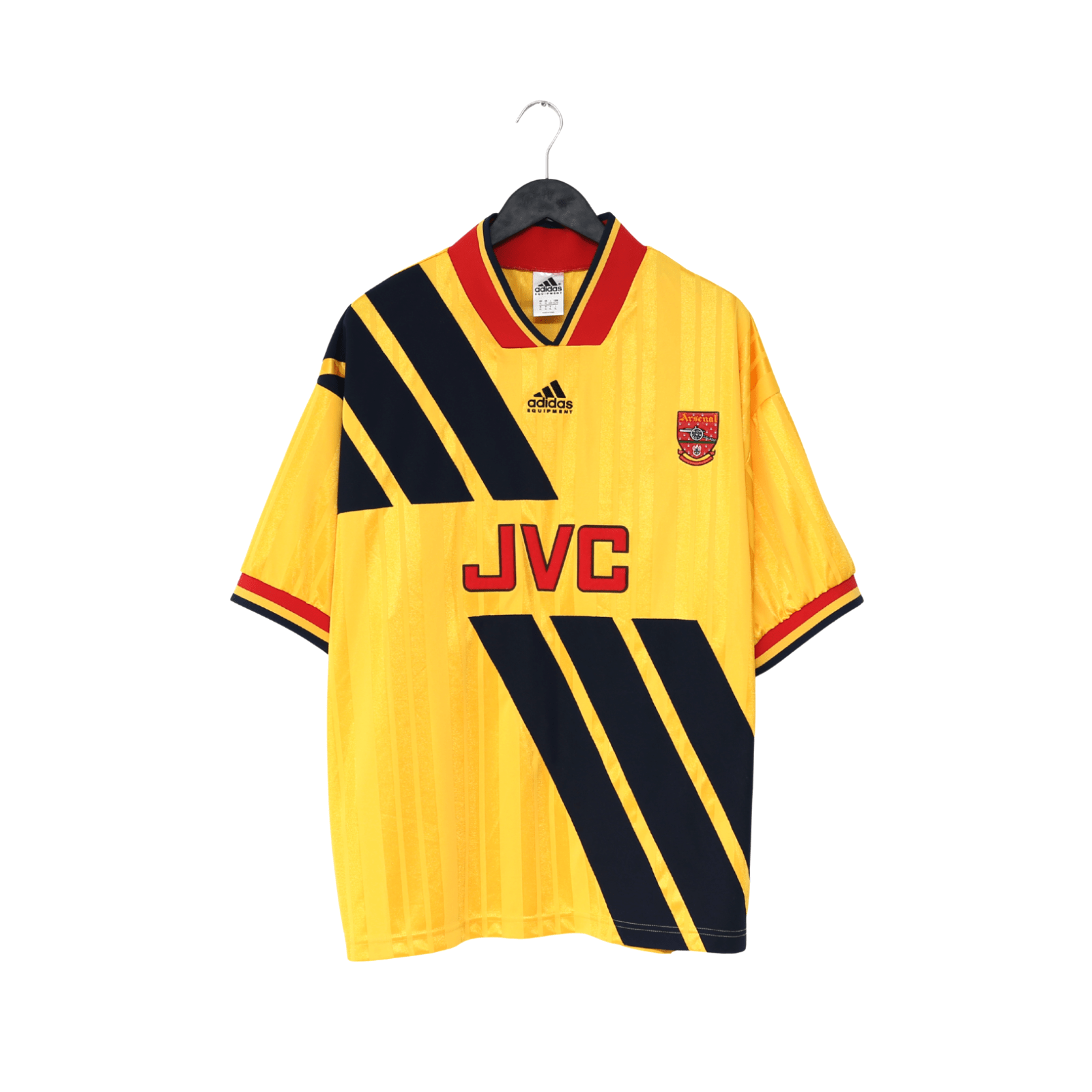 1993/94 WRIGHT #8 Arsenal Retro adidas Equipment Away Football Shirt (XL/XXL)