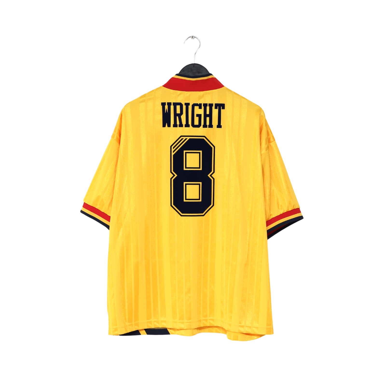 1993/94 WRIGHT #8 Arsenal Retro adidas Equipment Away Football Shirt (XL/XXL)
