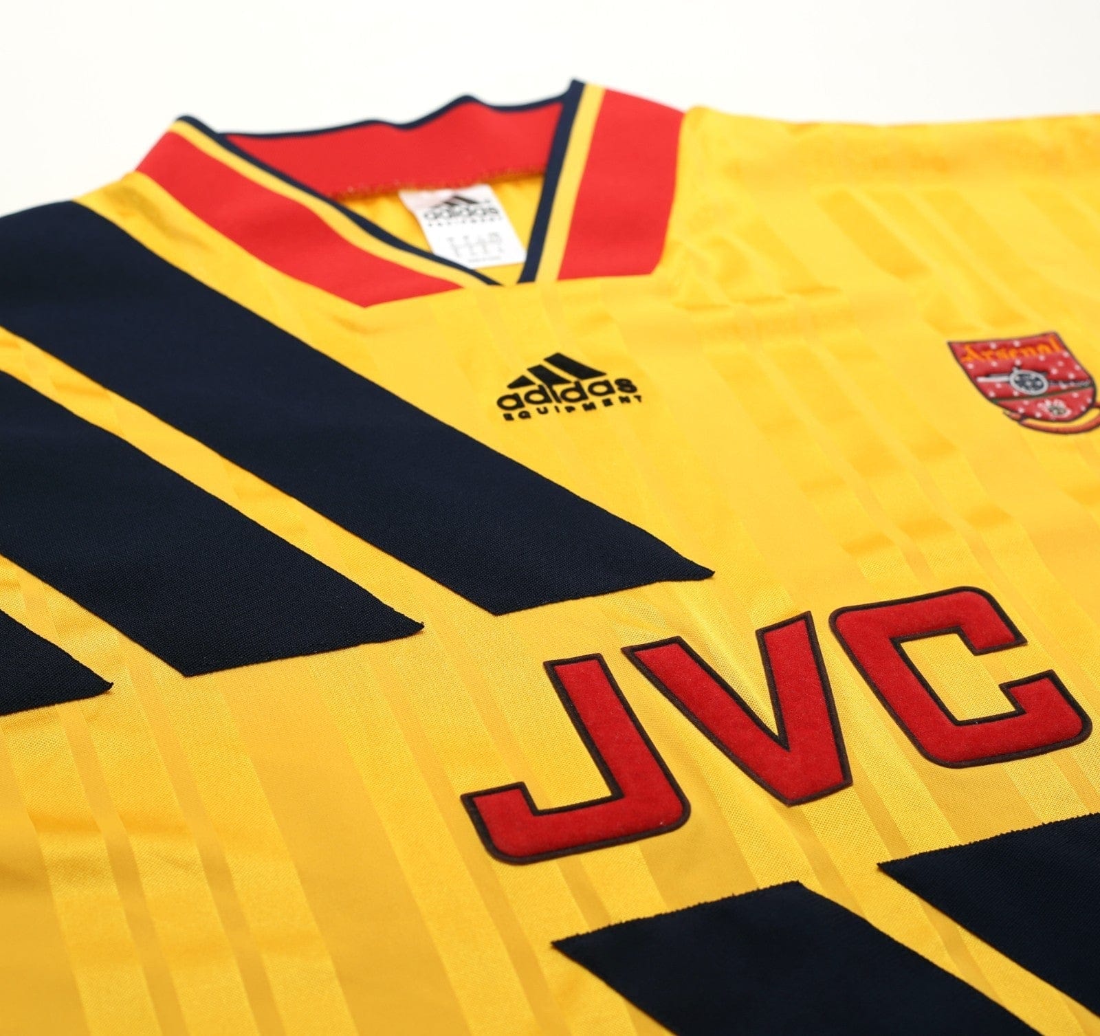 1993/94 WRIGHT #8 Arsenal Retro adidas Equipment Away Football Shirt (XL/XXL)