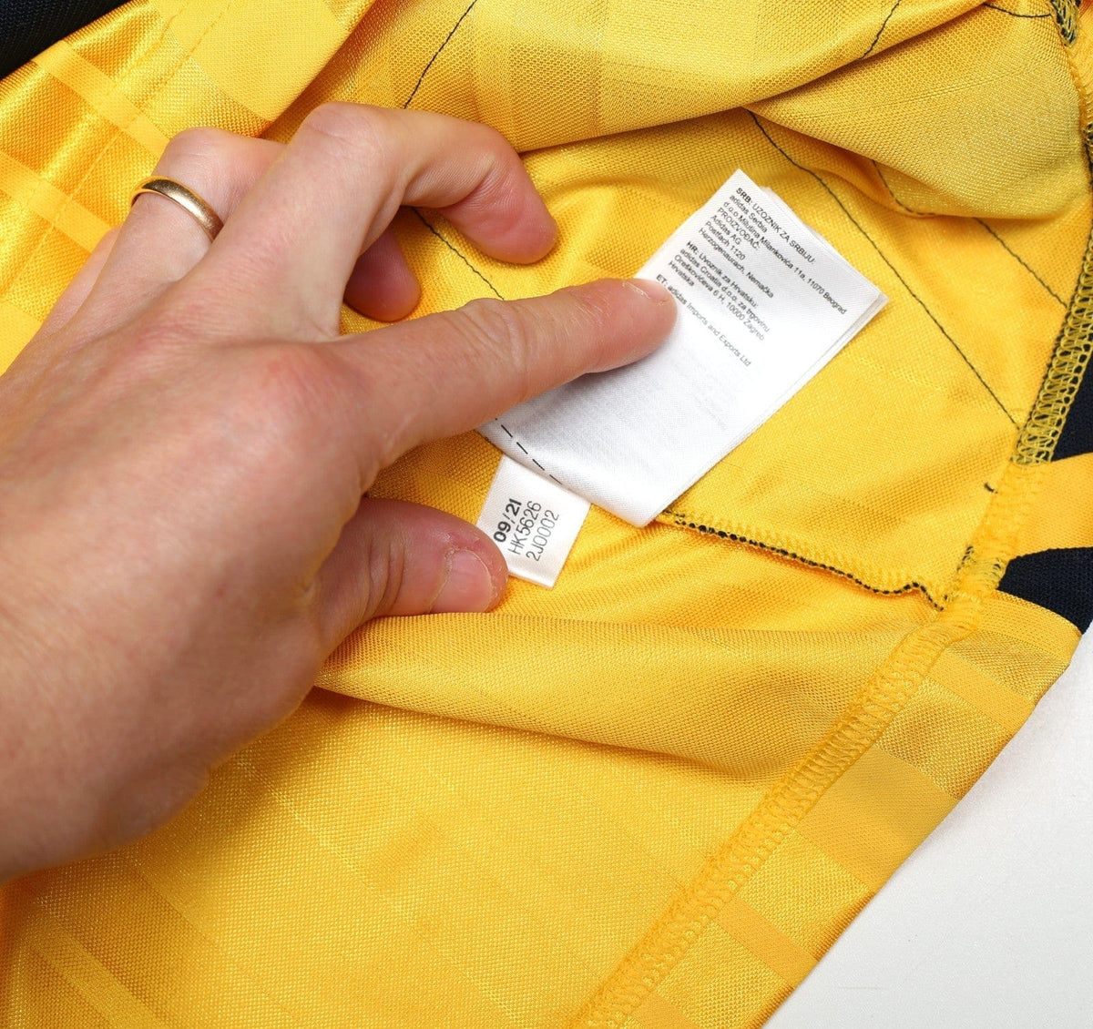 1993/94 WRIGHT #8 Arsenal Retro adidas Equipment Away Football Shirt (XL/XXL)