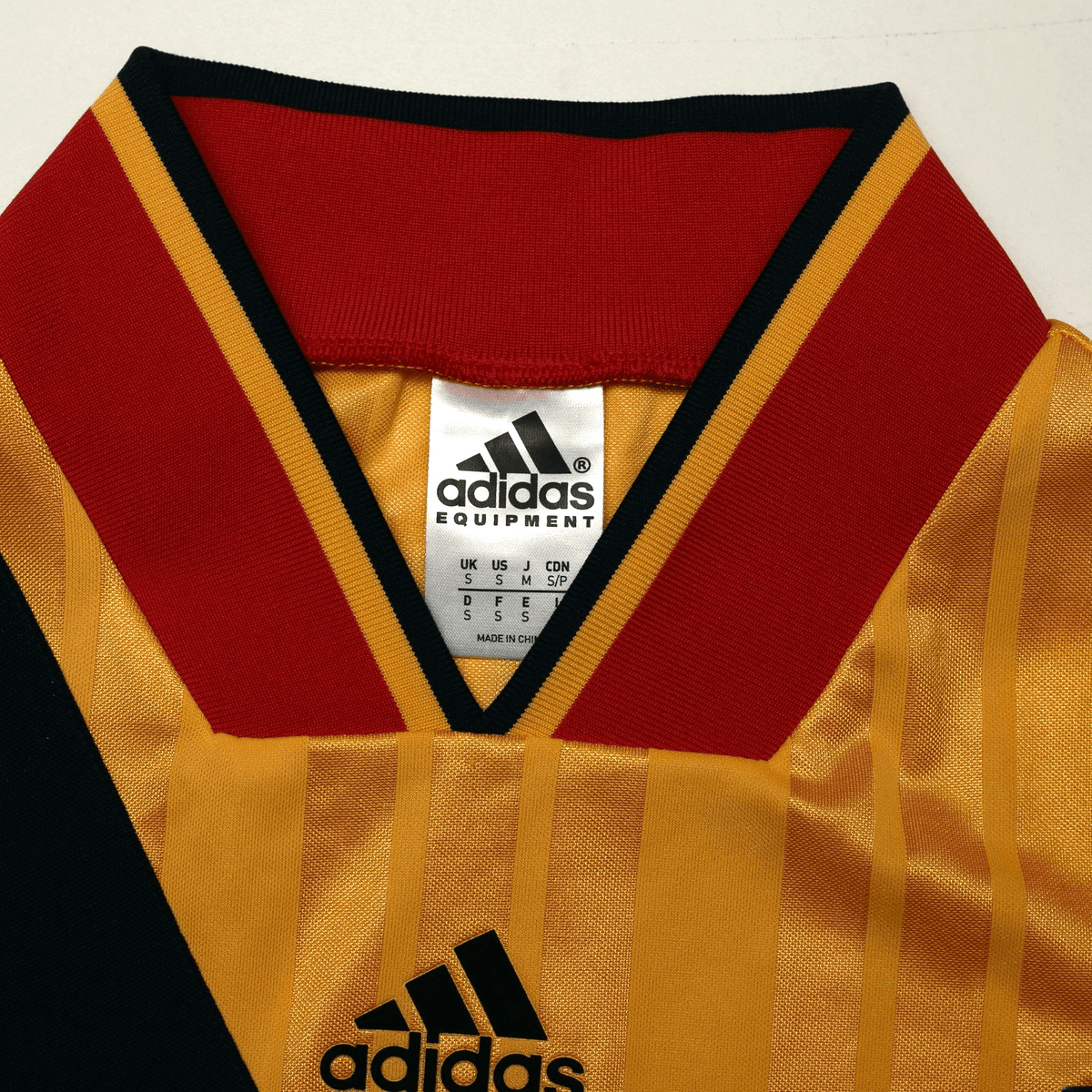 1993/94 Wright #8 Arsenal Retro adidas Equipment Away L/S Football Shirt (S/M)