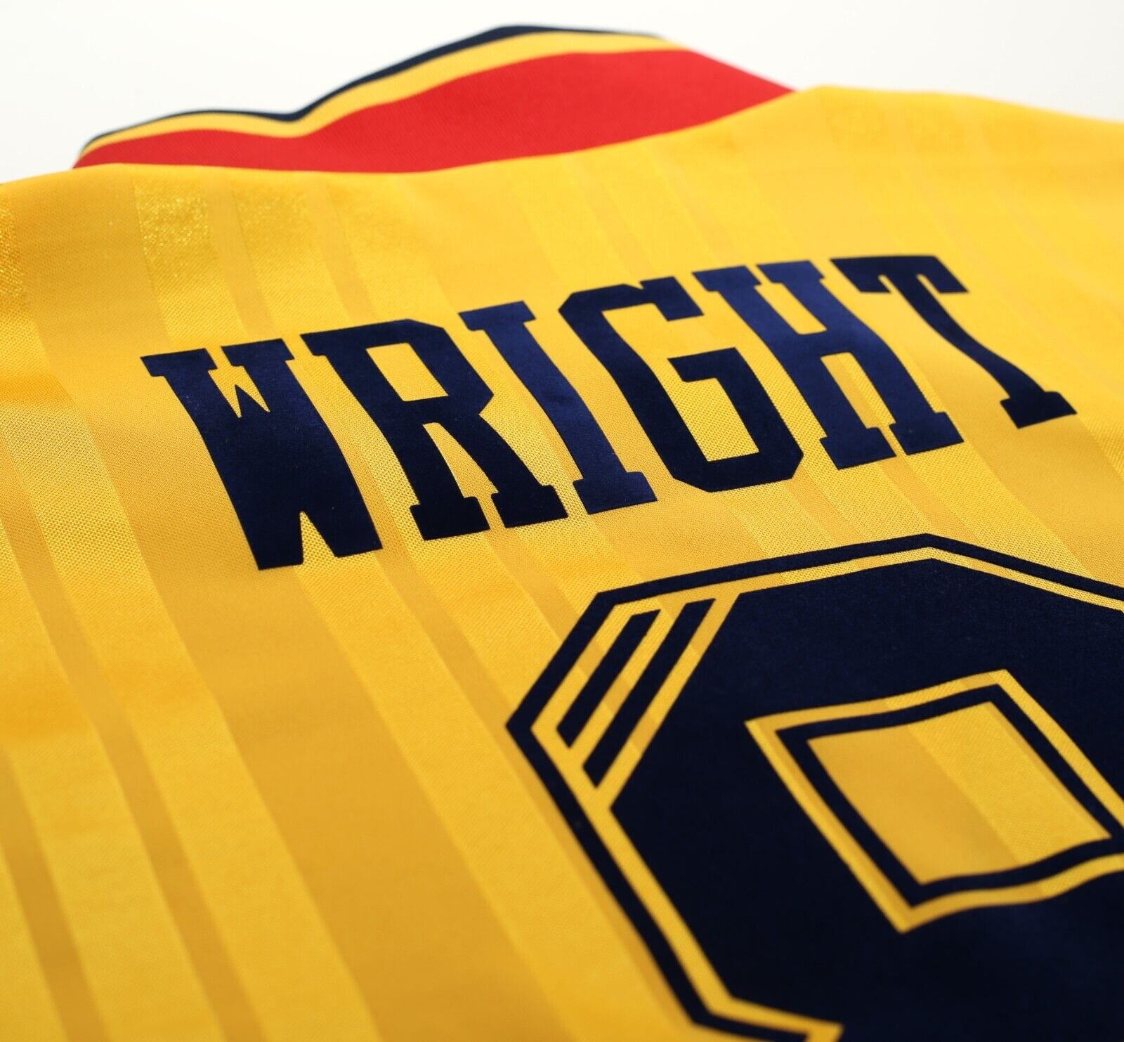 1993/94 WRIGHT #8 Arsenal Retro adidas Equipment LS Away Football Shirt (L/XL)