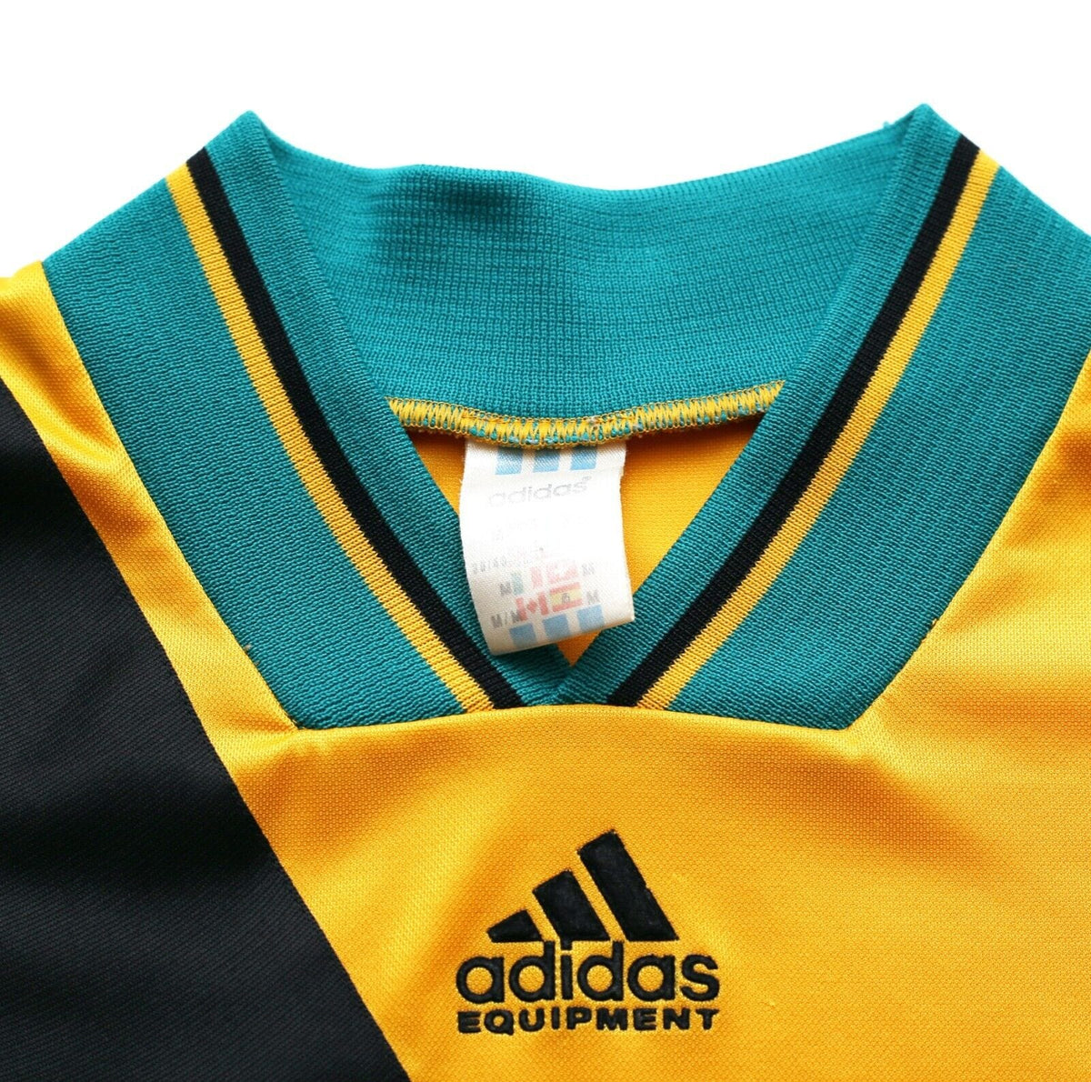 1993/95 BAYERN MUNICH Vintage adidas Equipment Away Football Shirt (M)