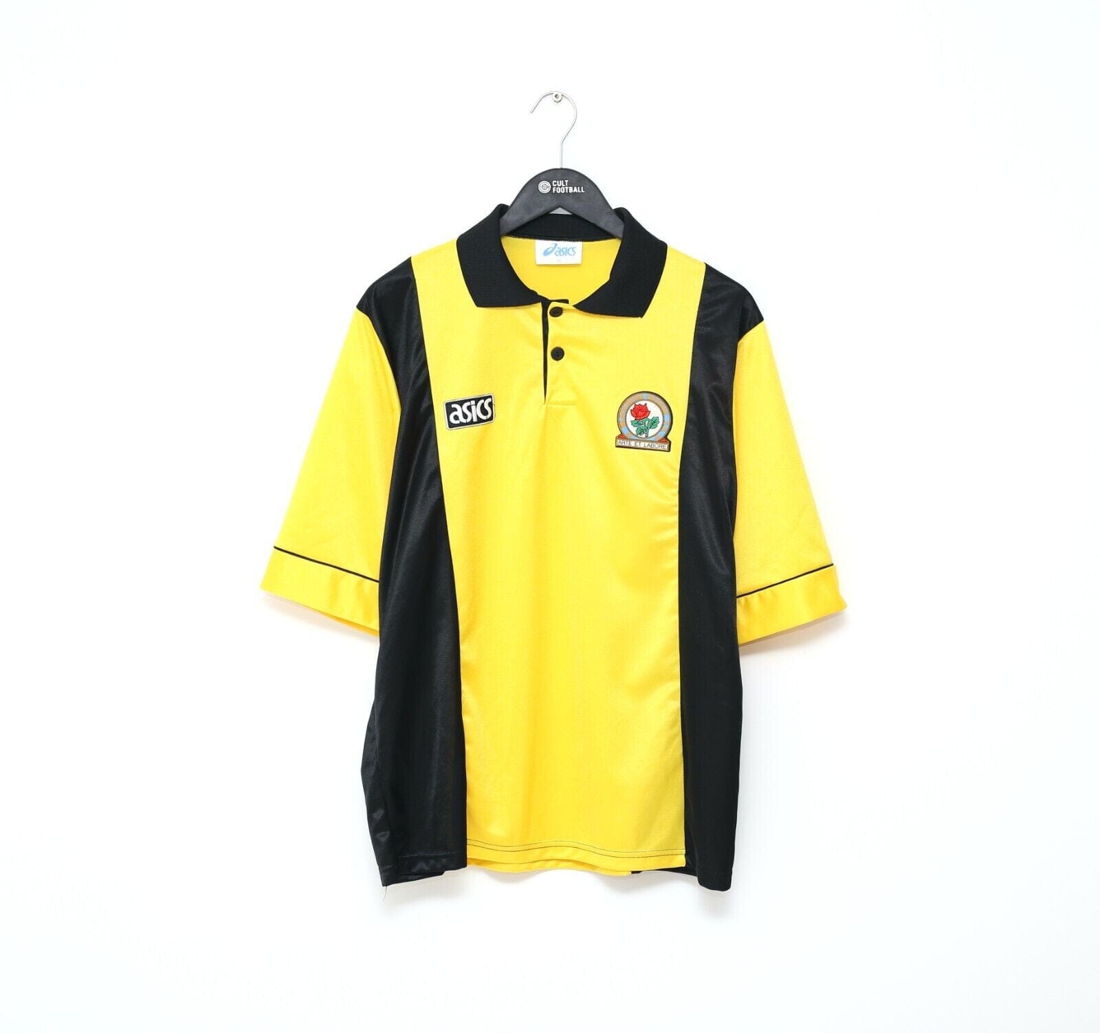 1993/95 BLACKBURN ROVERS Vintage Asics Third Football Shirt (L/XL