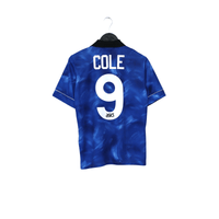 1993/95 Cole #9 Newcastle United Vintage Asics Away Football Shirt (S)