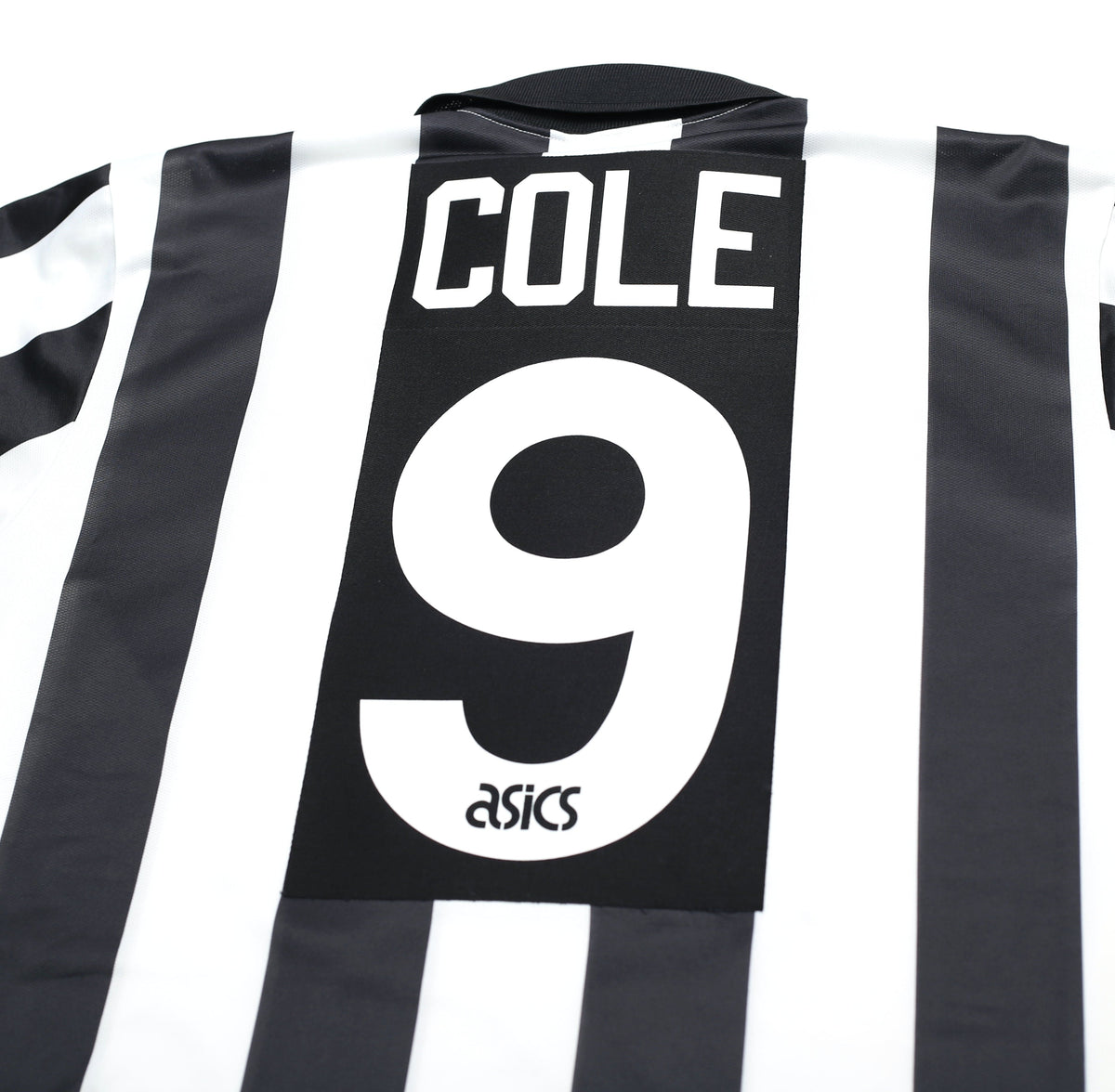 1993/95 COLE #9 Newcastle United Vintage Asics Football Shirt (L)