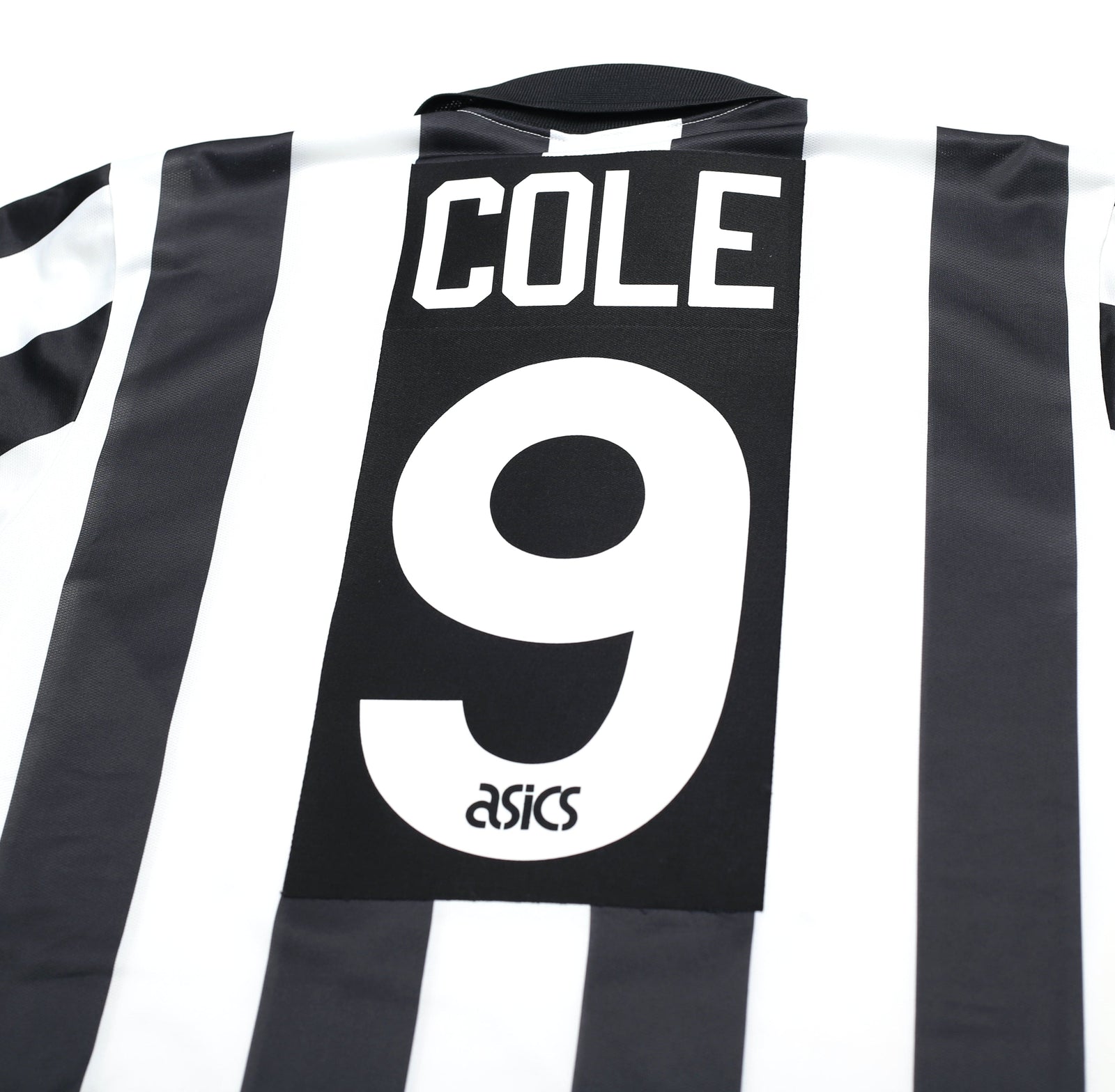 1993/95 COLE #9 Newcastle United Vintage Asics Football Shirt (L)