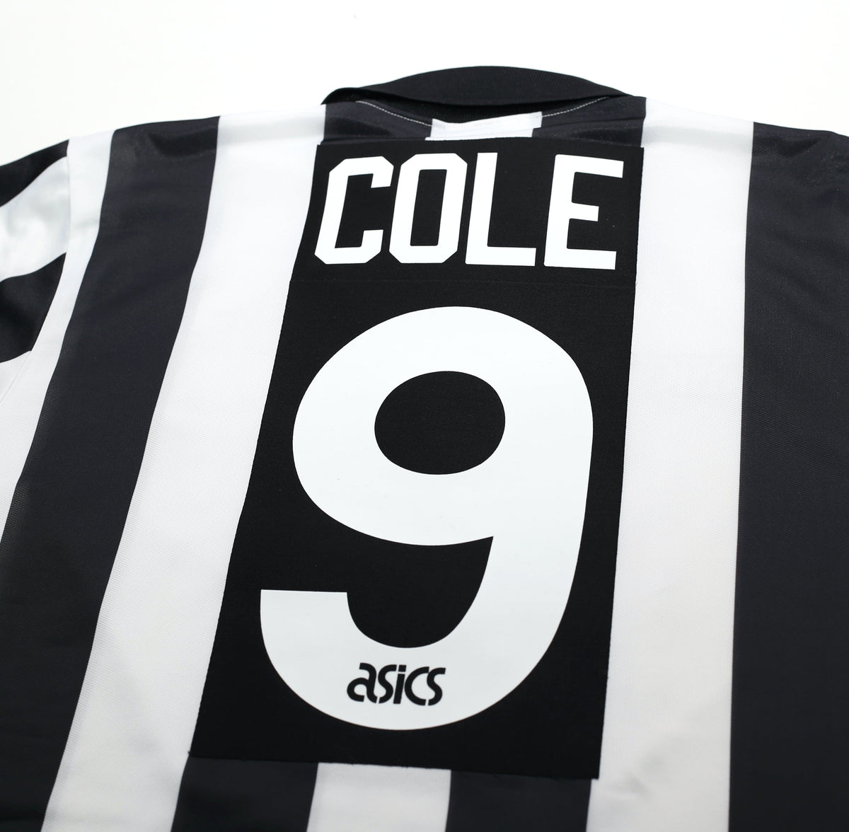 1993/95 COLE #9 Newcastle United Vintage Asics Football Shirt (L)