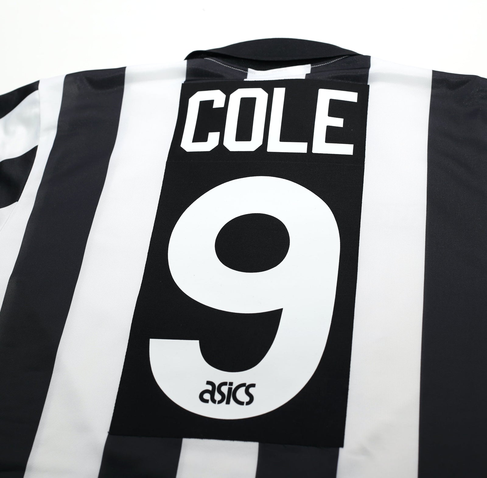 1993/95 COLE #9 Newcastle United Vintage Asics Football Shirt (L)