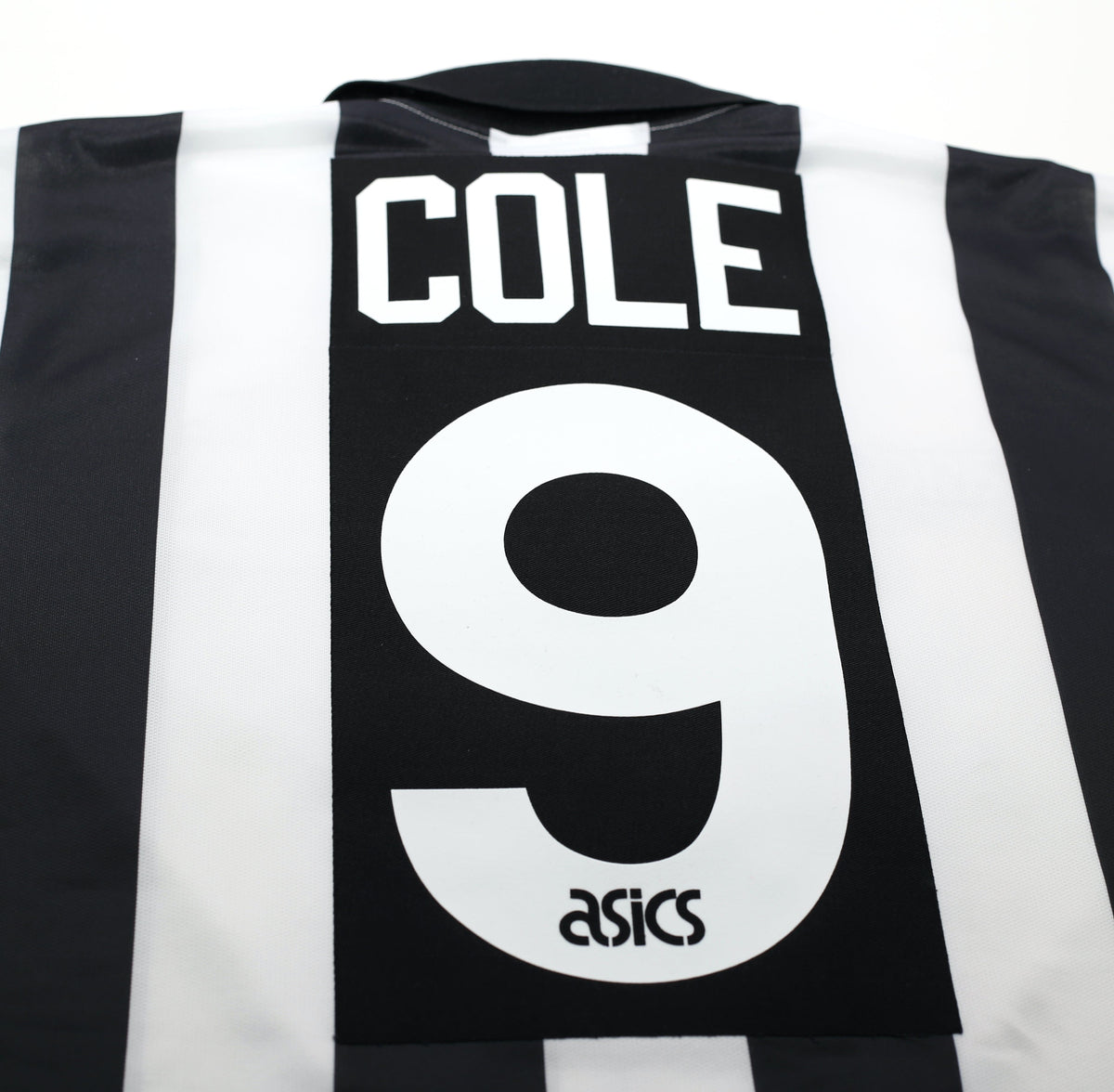 1993/95 COLE #9 Newcastle United Vintage Asics Football Shirt (L)