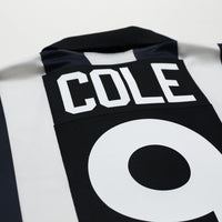 1993/95 Cole #9 Newcastle United Vintage Asics Home Football Shirt (L)