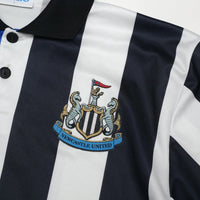 1993/95 Cole #9 Newcastle United Vintage Asics Home Football Shirt (L)