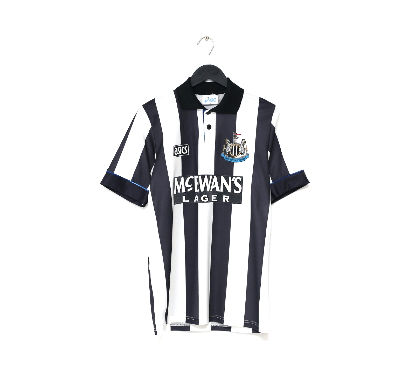 Newcastle United 1993-1995 Vintage Away Football Shirt Asics
