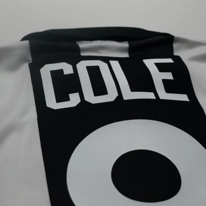 1993/95 Cole #9 Newcastle United Vintage Asics Home Football Shirt (XL)