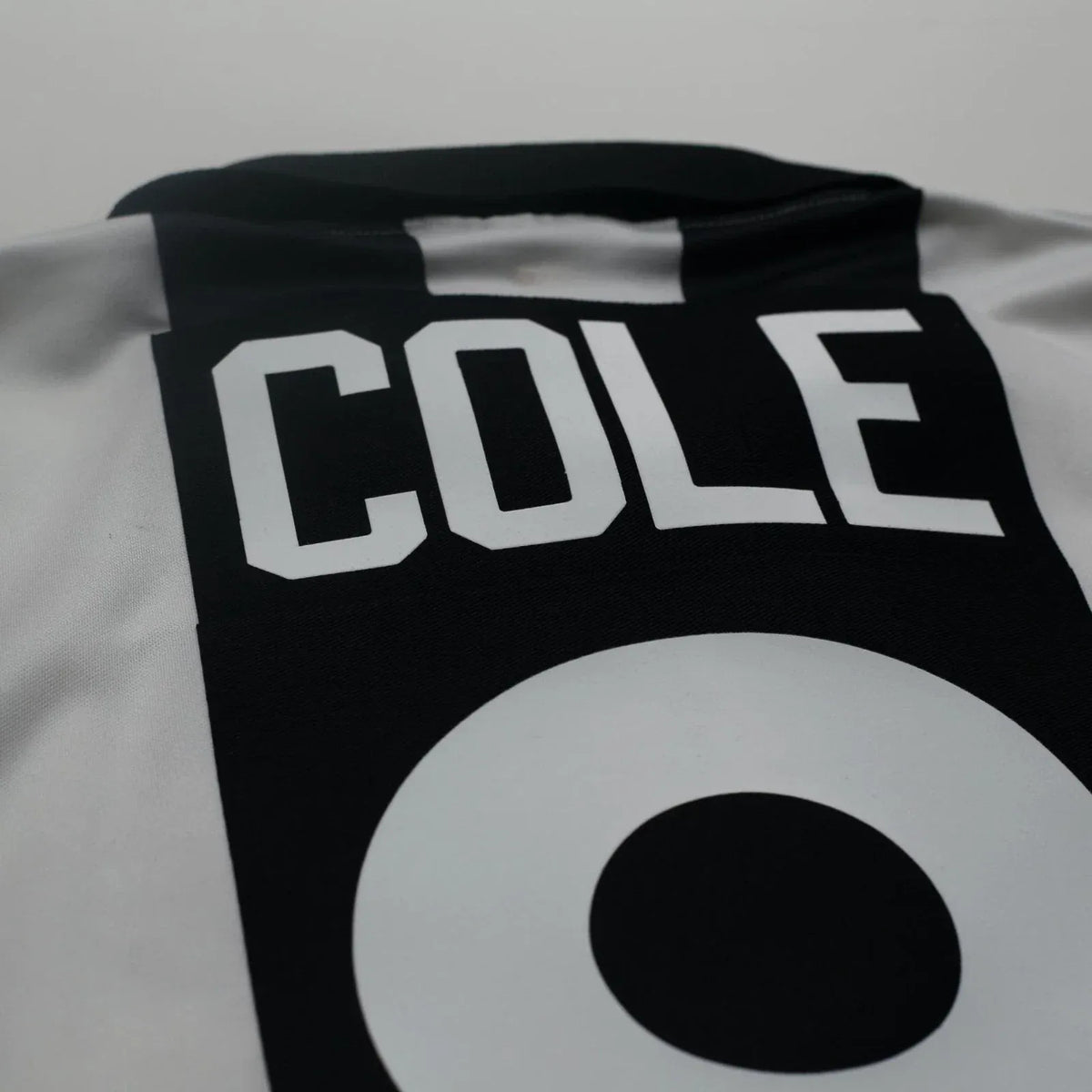 1993/95 Cole #9 Newcastle United Vintage Asics Home Football Shirt (XL)