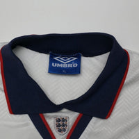 1993/95 England Vintage Umbro Home Football Shirt (XL)