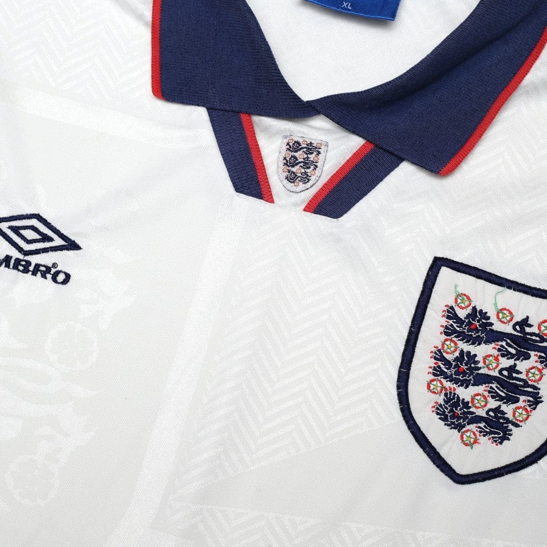 1993/95 England Vintage Umbro Home Football Shirt (XL)