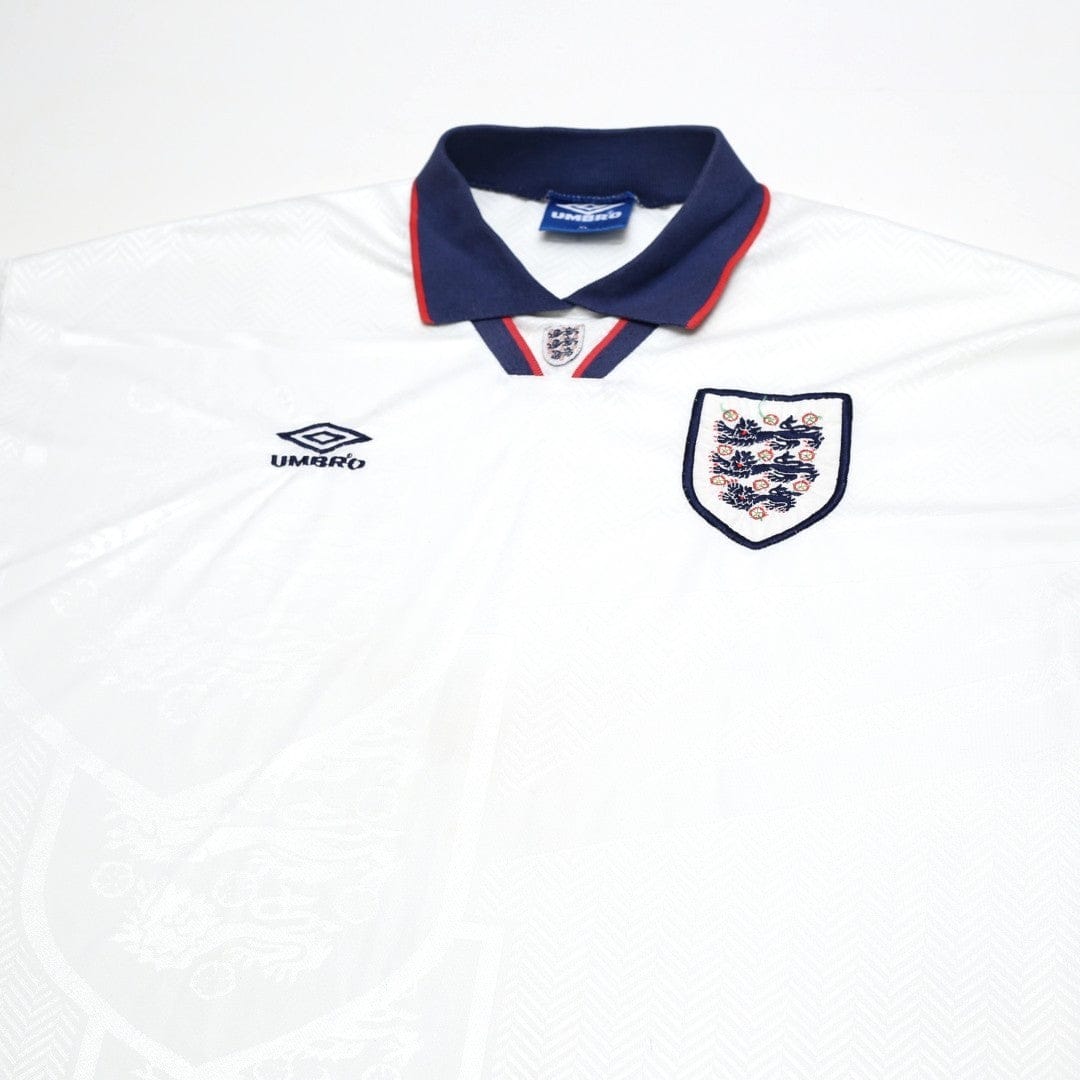 1993/95 England Vintage Umbro Home Football Shirt (XL)