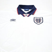 1993/95 England Vintage Umbro Home Football Shirt (XL)