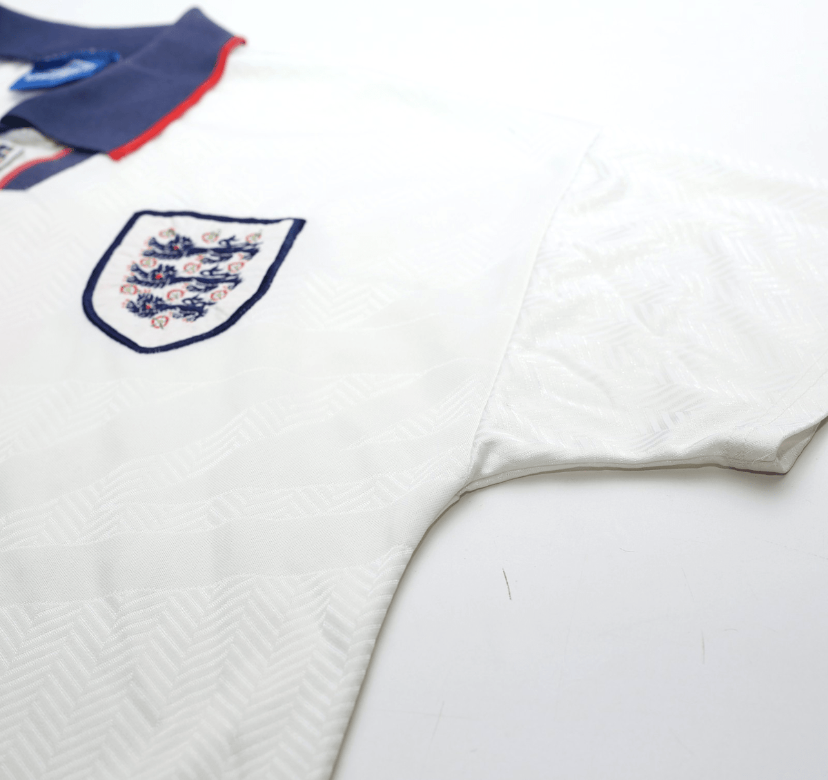 1993/95 GASCOIGNE #8 England Vintage Umbro Home Football Shirt (M)