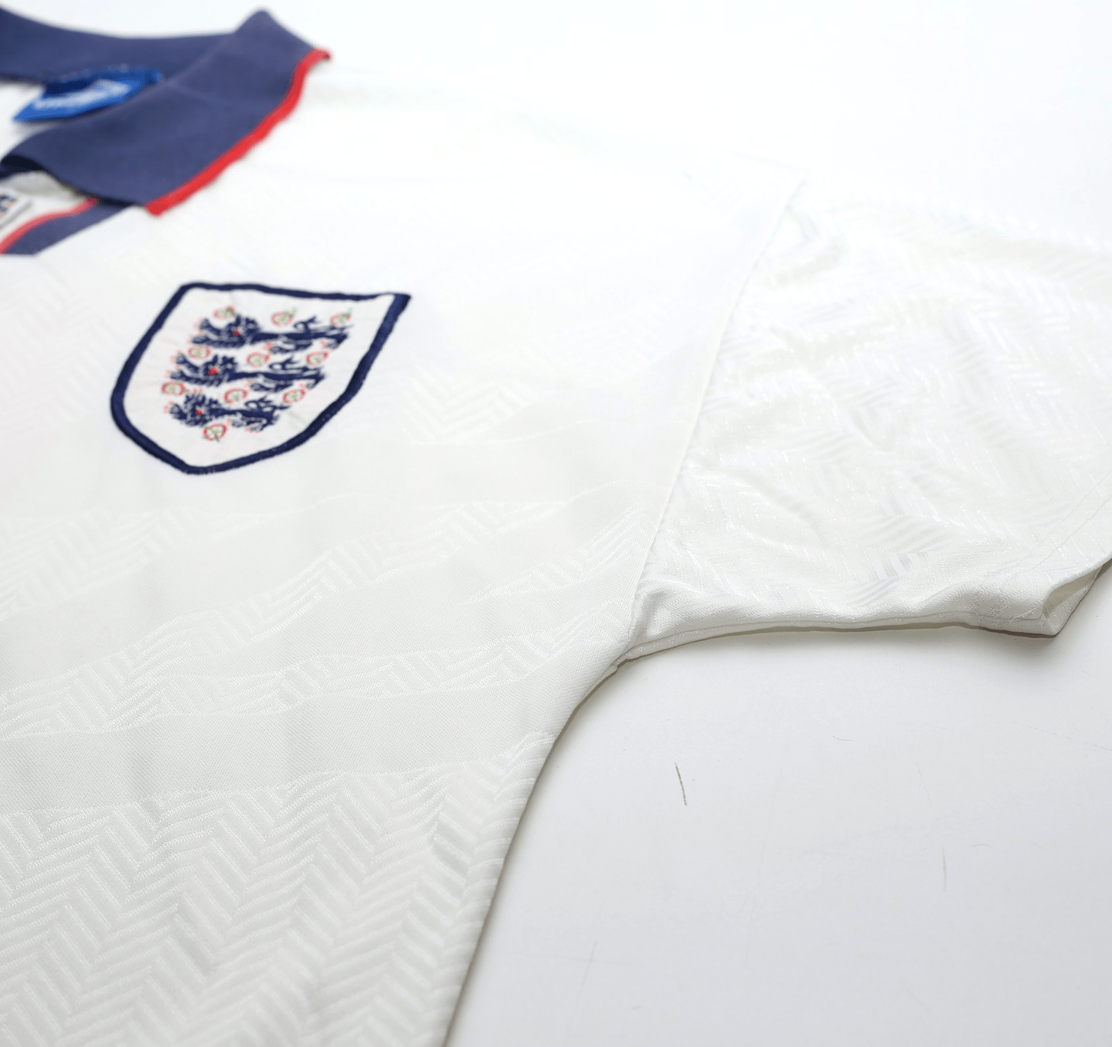 1993/95 GASCOIGNE #8 England Vintage Umbro Home Football Shirt (M)