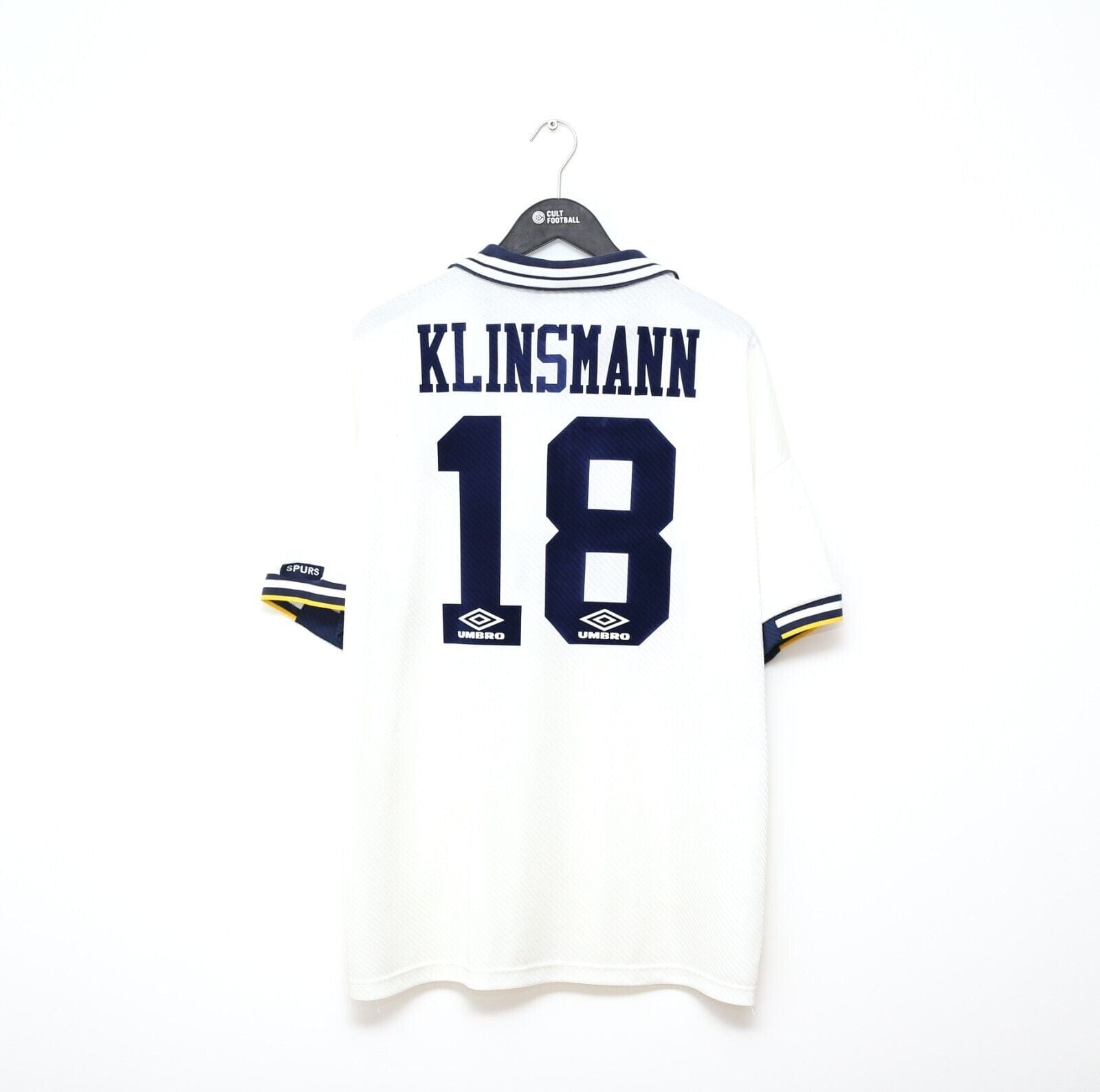 1993/95 KLINSMANN #18 Tottenham Hotspur Vintage Umbro Home