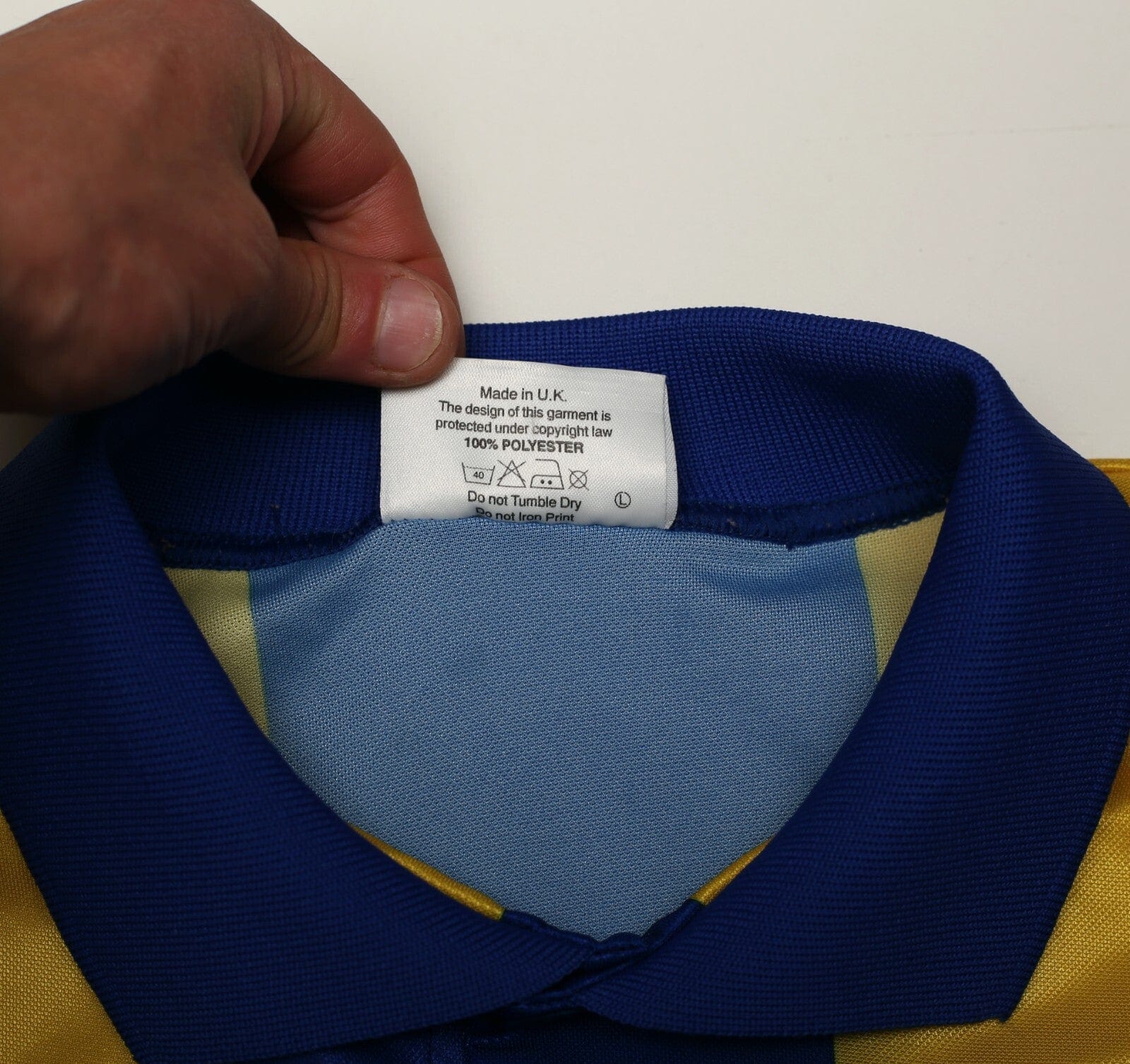 1993/95 LEEDS UNITED Vintage ASICS Away Football Shirt (XXL)