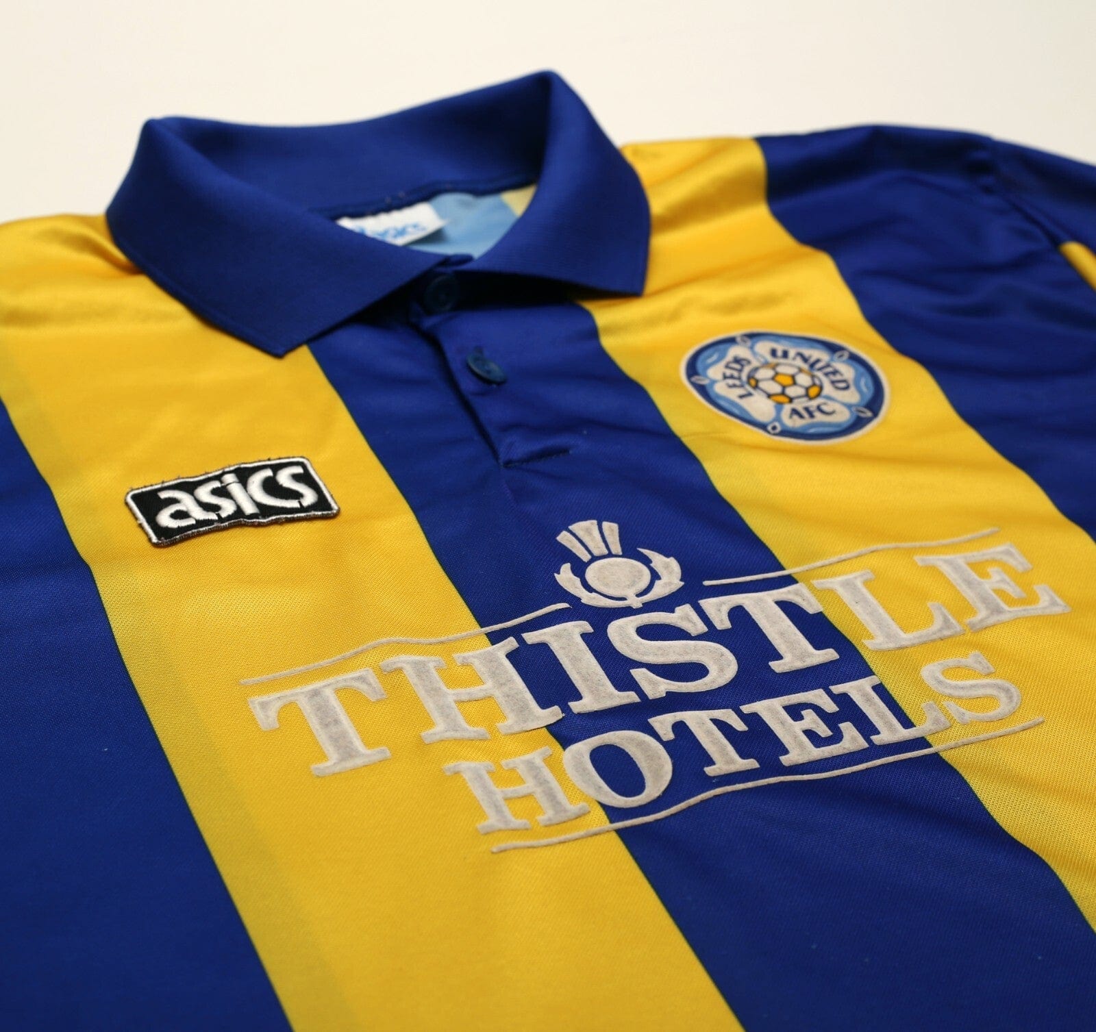1993/95 LEEDS UNITED Vintage ASICS Away Football Shirt (XXL)