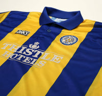 1993/95 LEEDS UNITED Vintage ASICS Away Football Shirt (XXL)