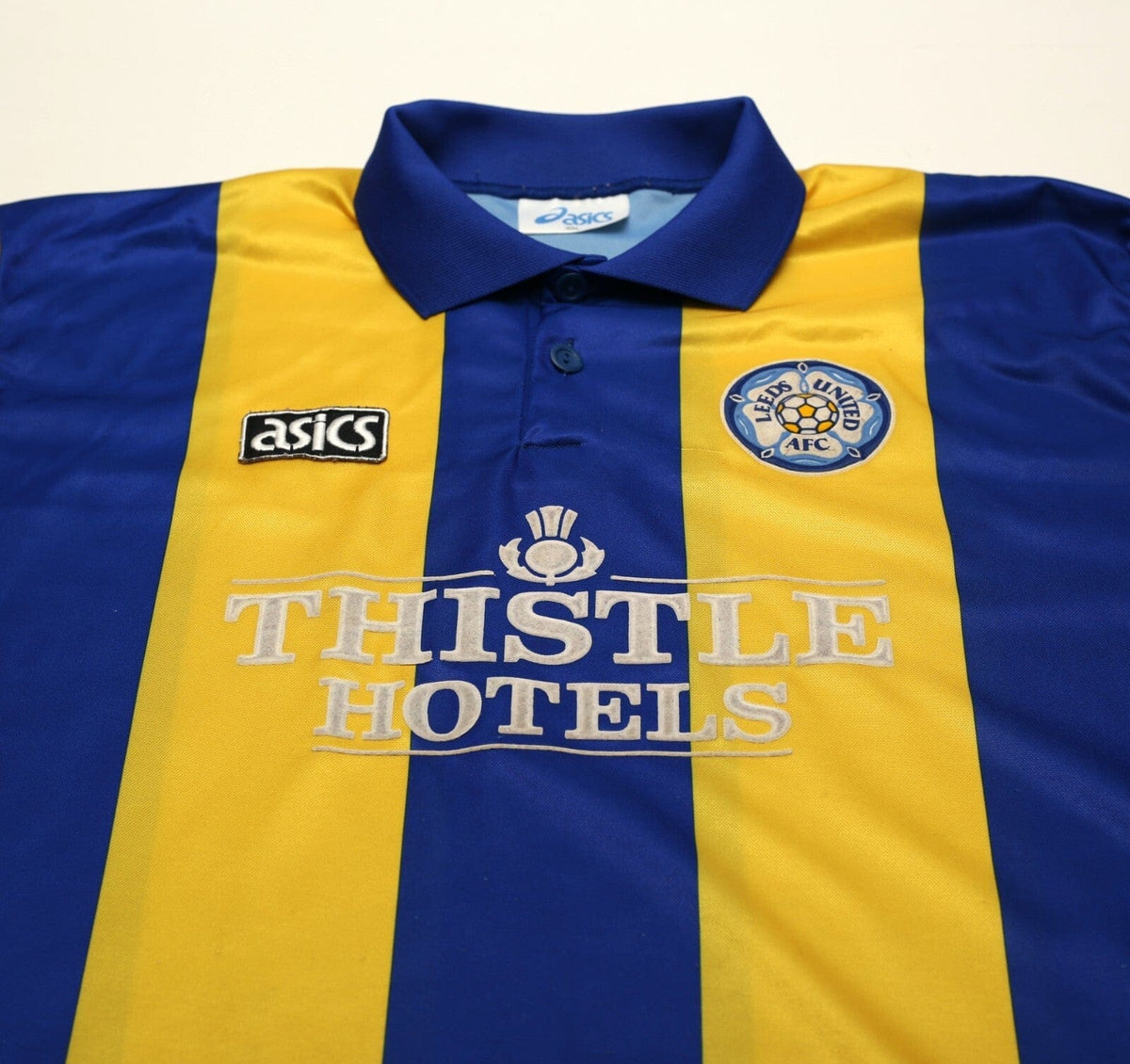 1993/95 LEEDS UNITED Vintage ASICS Away Football Shirt (XXL)