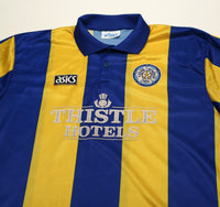 1993/95 LEEDS UNITED Vintage ASICS Away Football Shirt (XXL)
