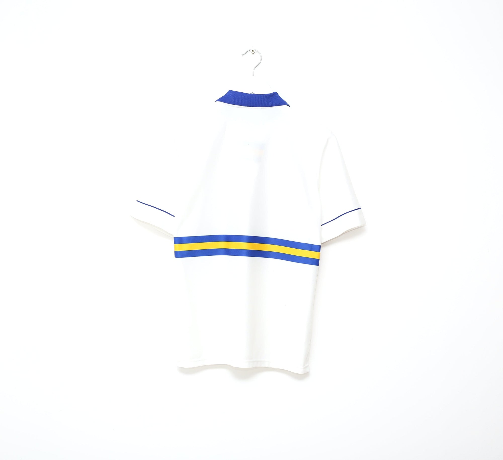 1993/95 LEEDS UNITED Vintage Asics Home Football Shirt Jersey (S)