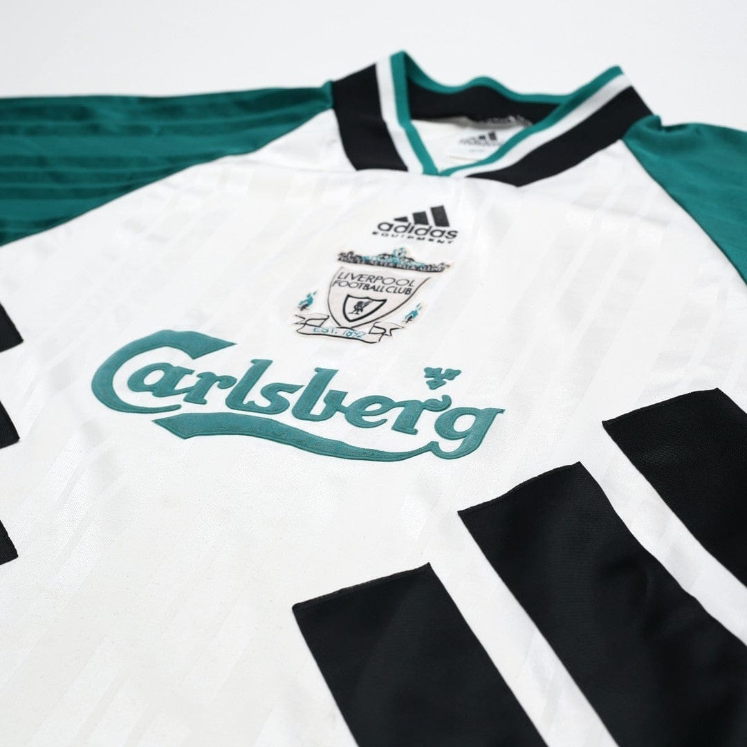 1993/95 Liverpool Vintage adidas Equipment Away Football Shirt 44/46 (XL)