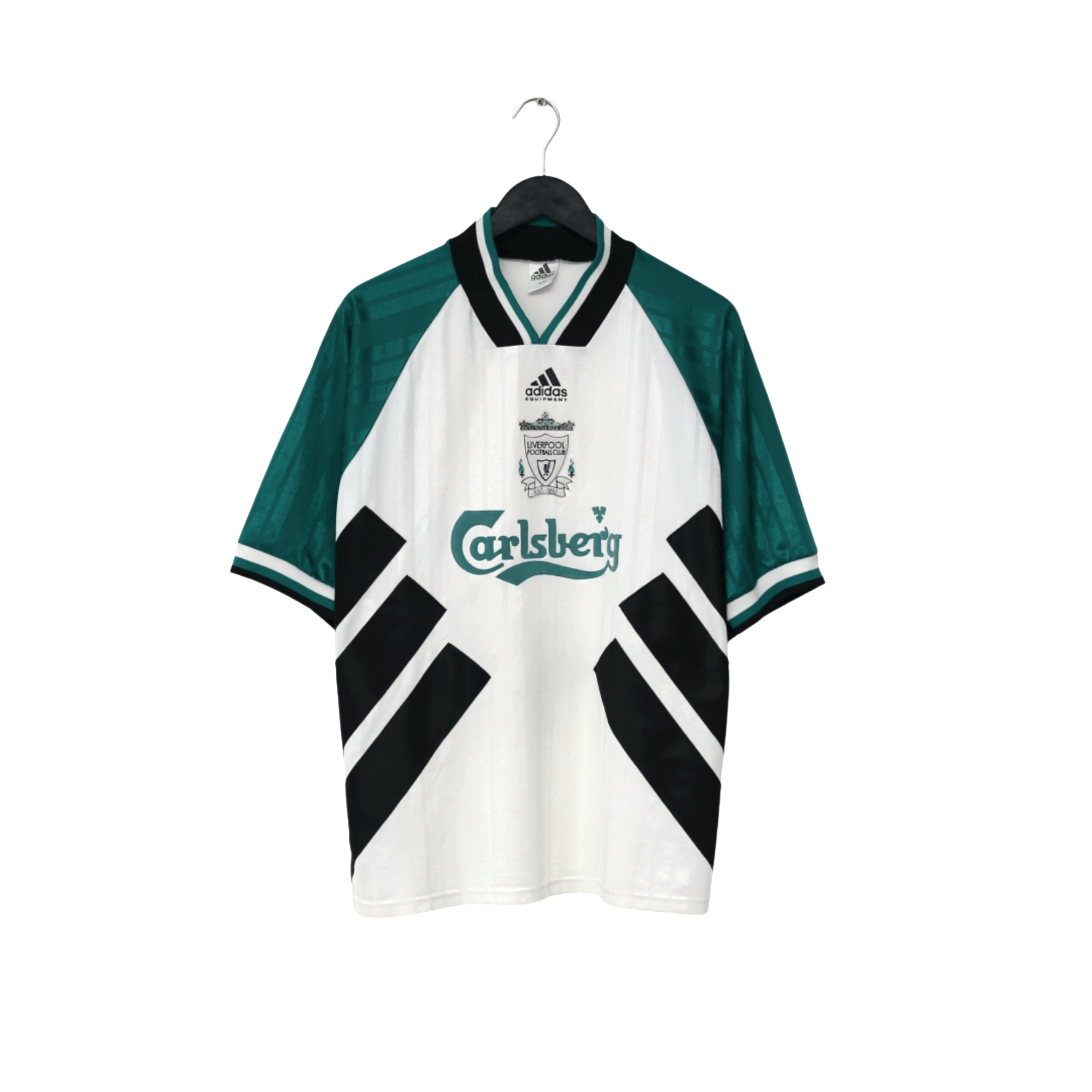 1993/95 Liverpool Vintage adidas Equipment Away Football Shirt 44/46 (XL)