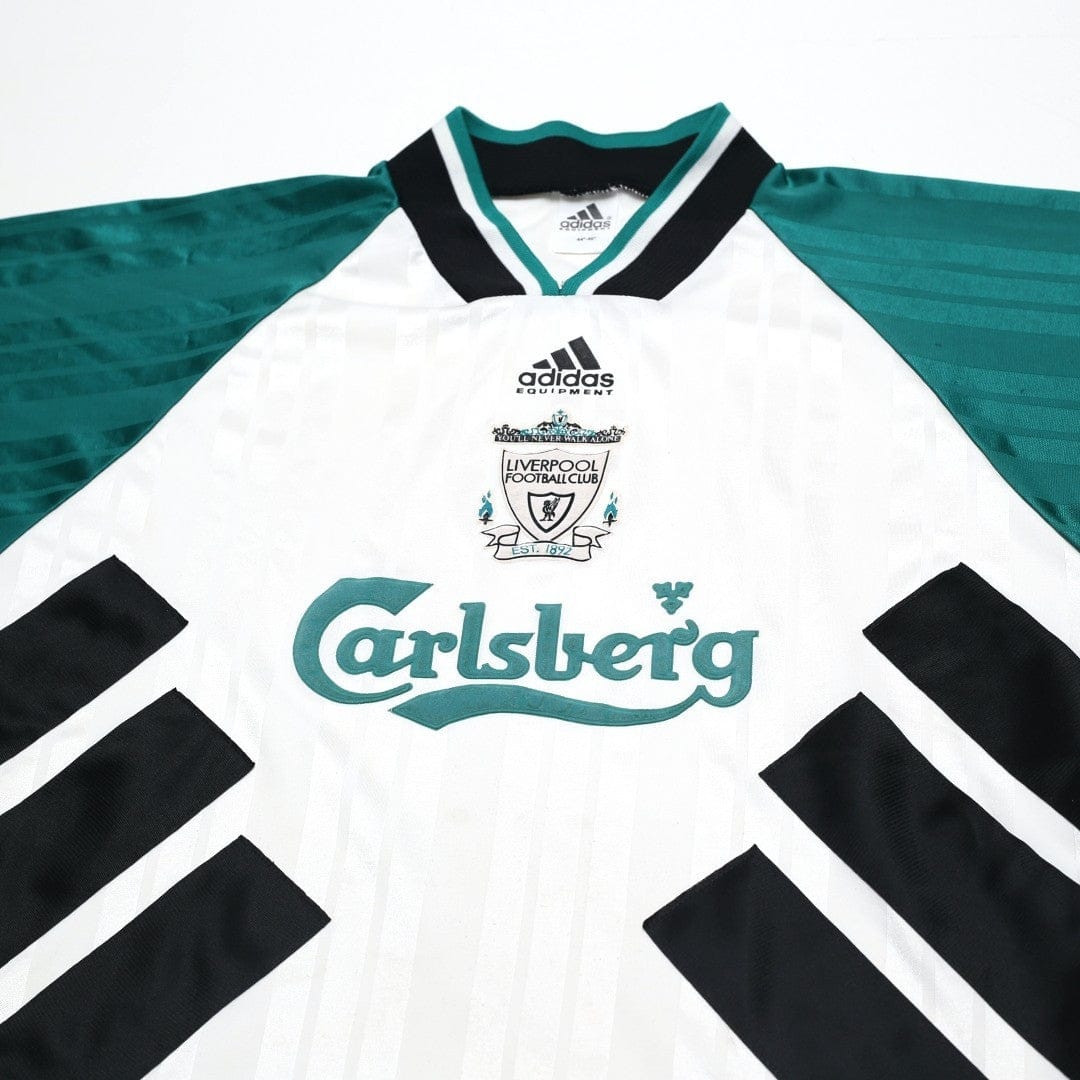 1993/95 Liverpool Vintage adidas Equipment Away Football Shirt 44/46 (XL)
