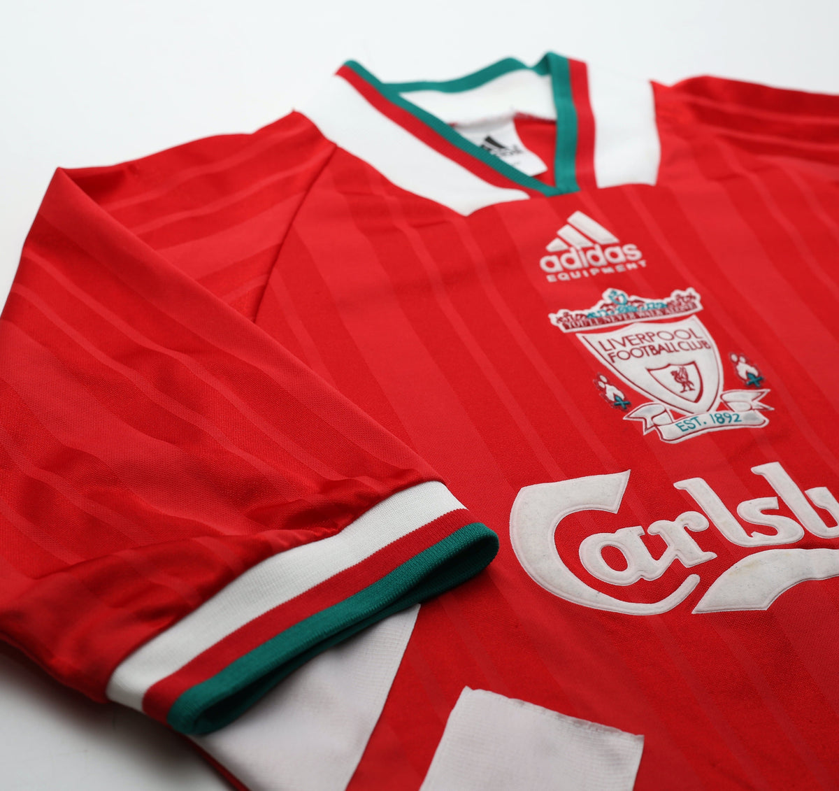 1993/95 LIVERPOOL Vintage adidas Equipment Home Football Shirt 38/40 (M)
